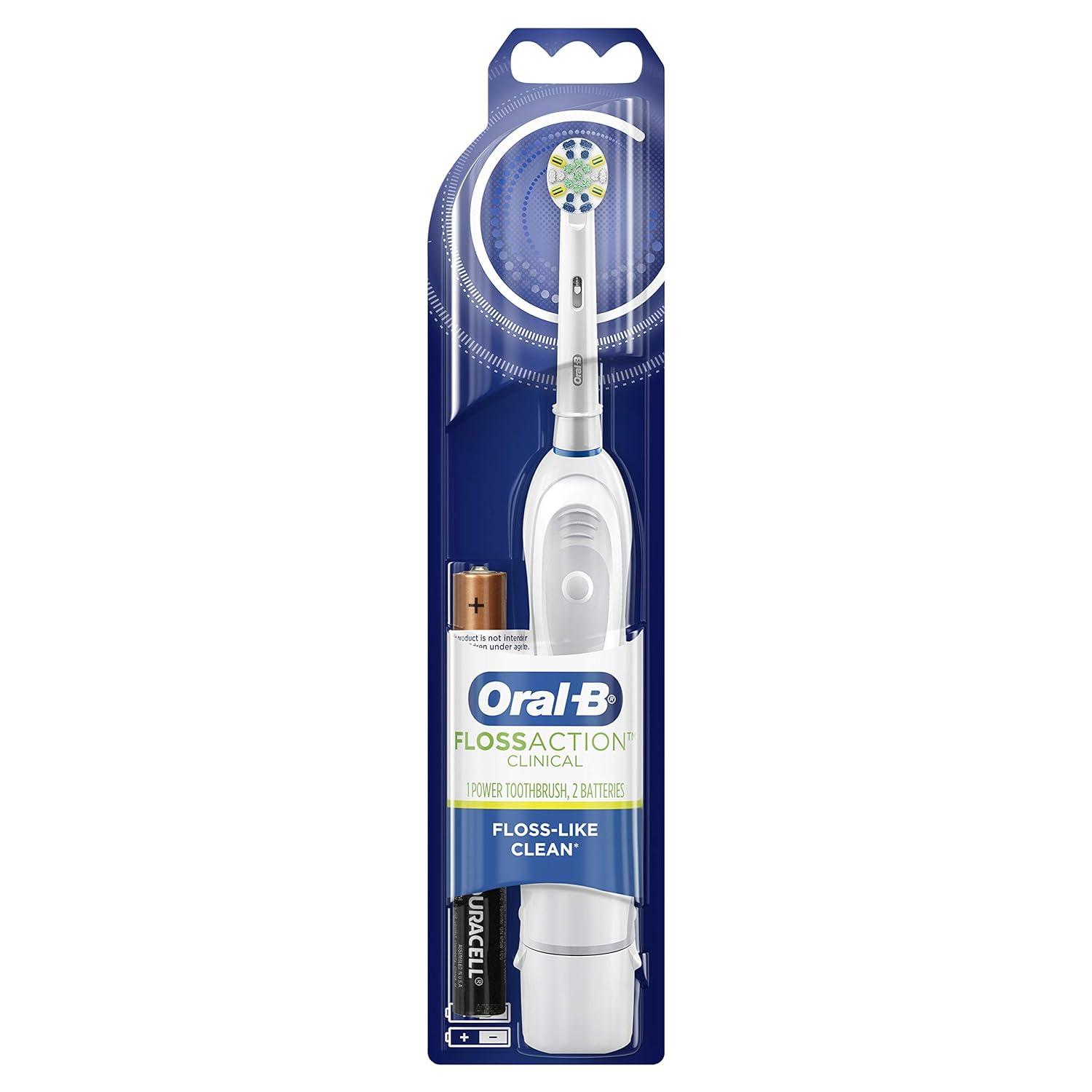 Oral-B Clinical Floss Action, Battery Powered Toothbrush, 1 count -White Visit the Oral-B Store