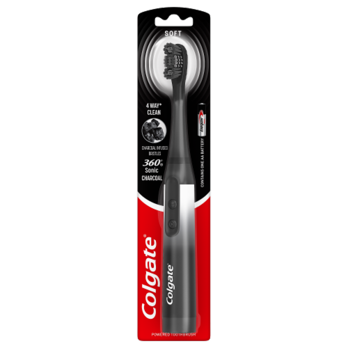 Colgate 360 Charcoal Soft Sonic Powered Battery Toothbrush - 1 ct Visit the Colgate Store