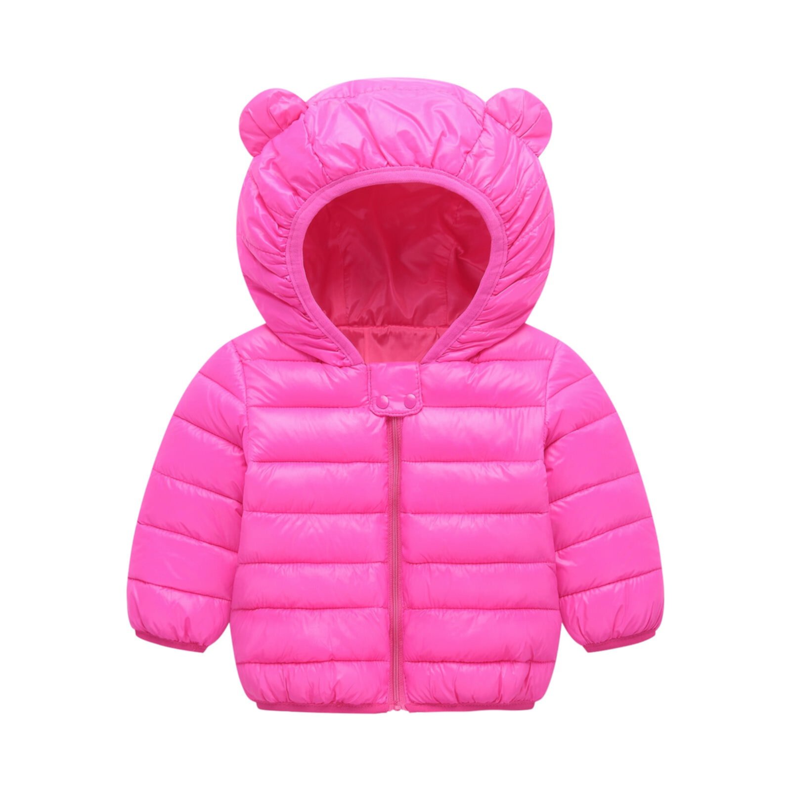 Odeerbi Baby Boys Girls Coats Winter Outerwear Jackets Cute Jacket Kids Light Down With Ear Hoodie Spring Clothes Infant Children's Clothing Odeerbi