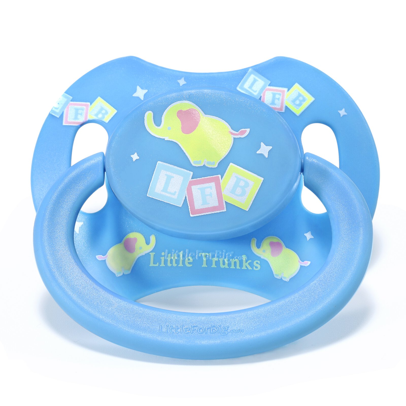 Littleforbig Bigshield Generation-II Adult Sized Pacifier Little Trunks Pattern Littleforbig