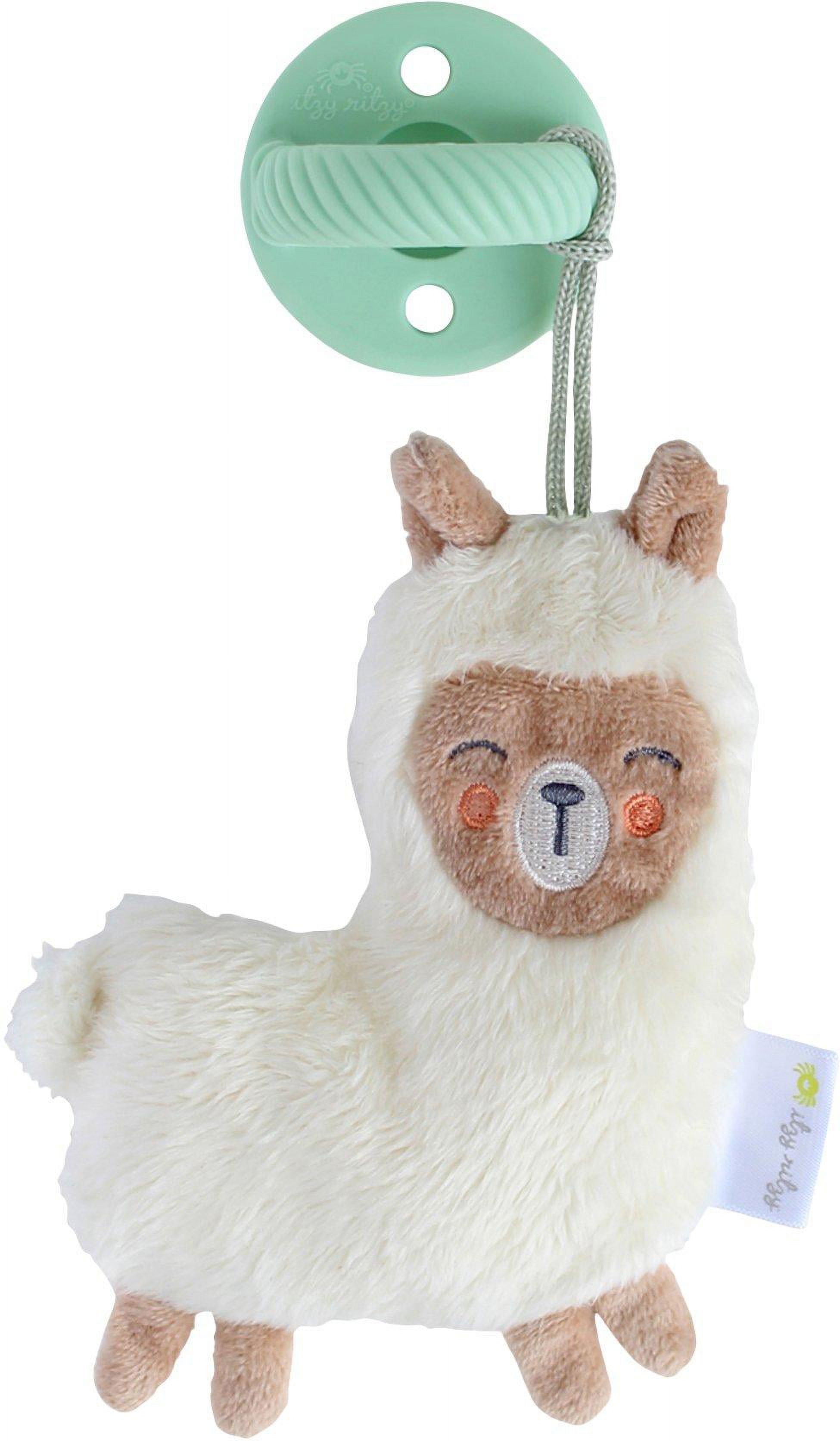 Itzy Ritzy Llama Sweetie Pal Pacifier One Size Green/white Itzy Ritzy