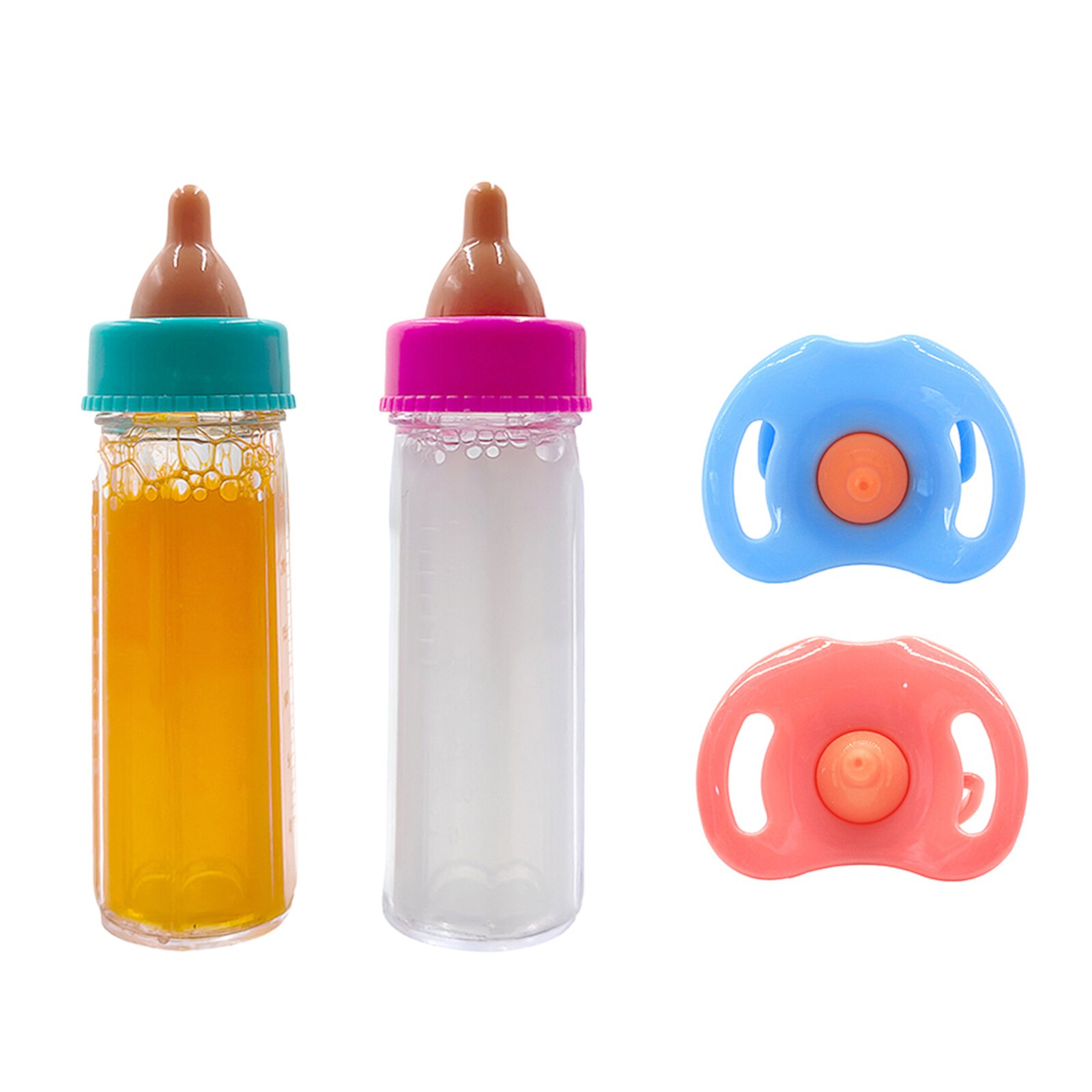 4 PCS Baby Dolls Feeding Bottle Soother Magic Set Disappearing Milk Pretend Play Toy Cosdoll