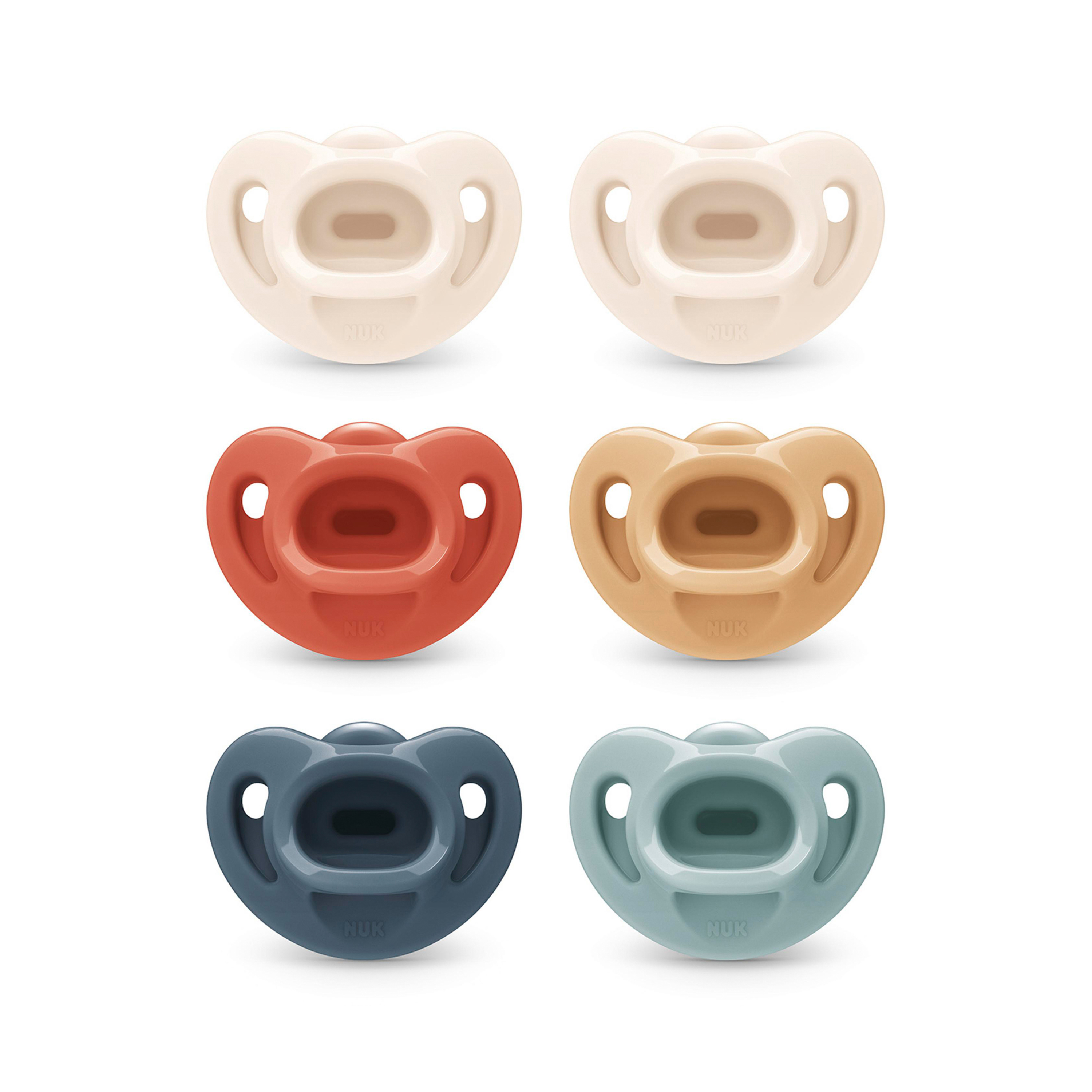 NUK® Comfy™ Orthodontic Pacifiers, 6pk, Neutral NUK