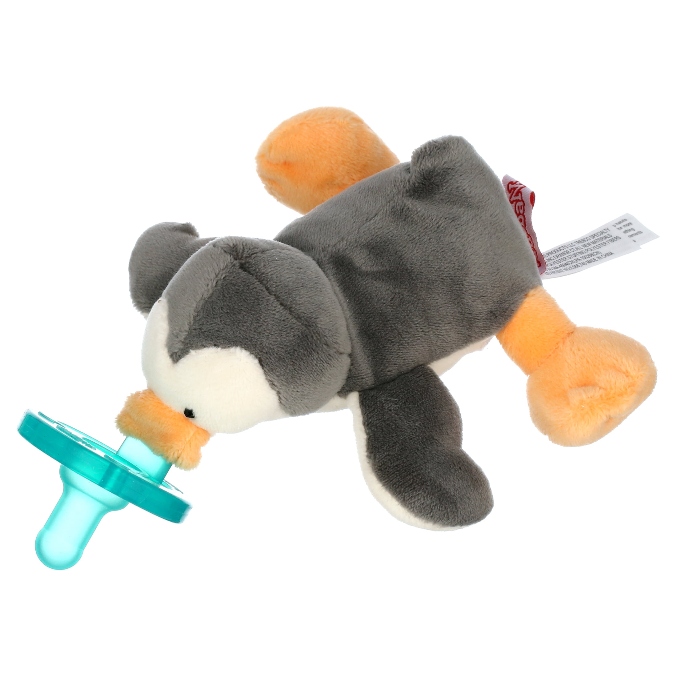 WubbaNub Baby Penguin Infant Plush Pacifier Holder WubbaNub