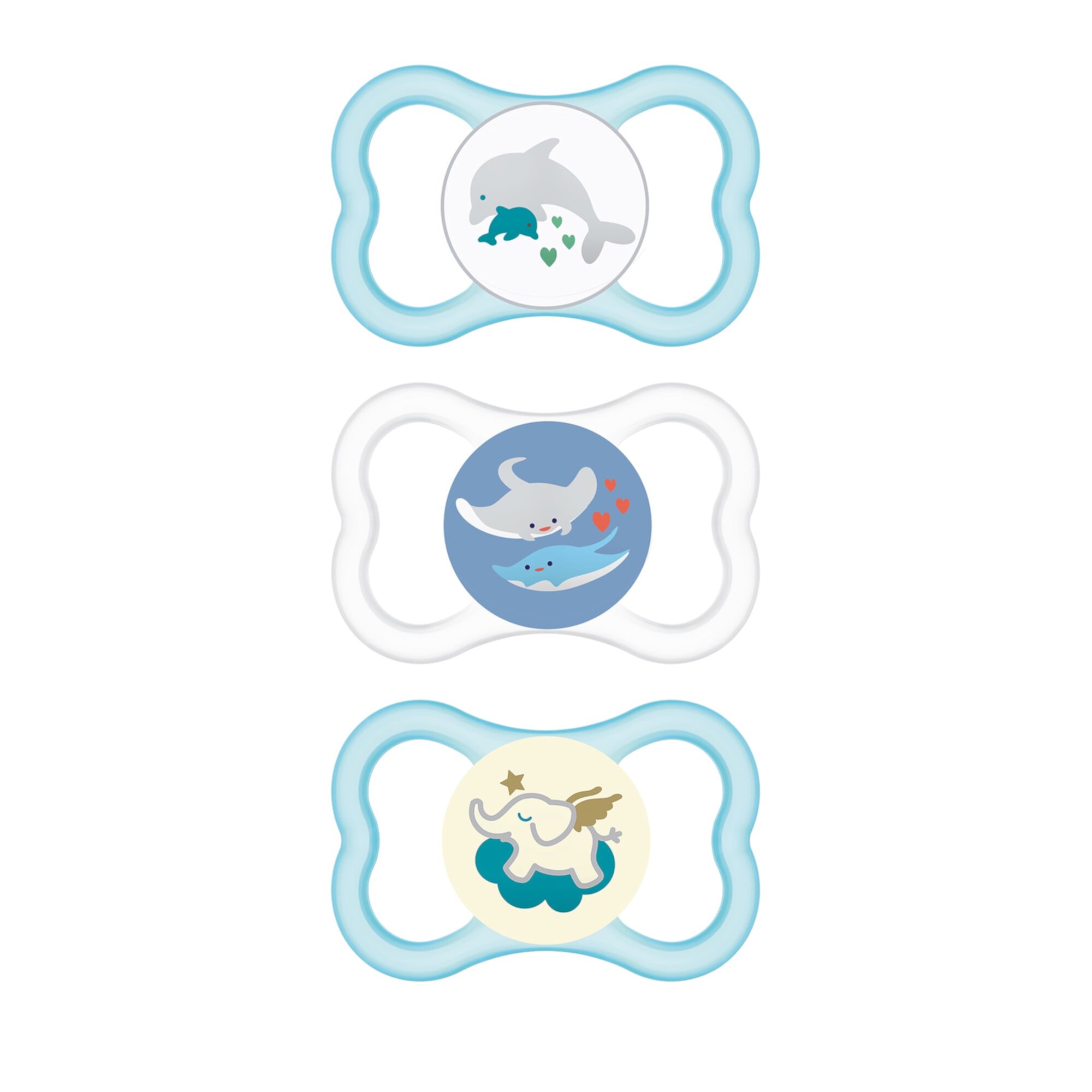 MAM Air Day & Night Pacifier, 6+ Months, Girl, 3 pack MAM