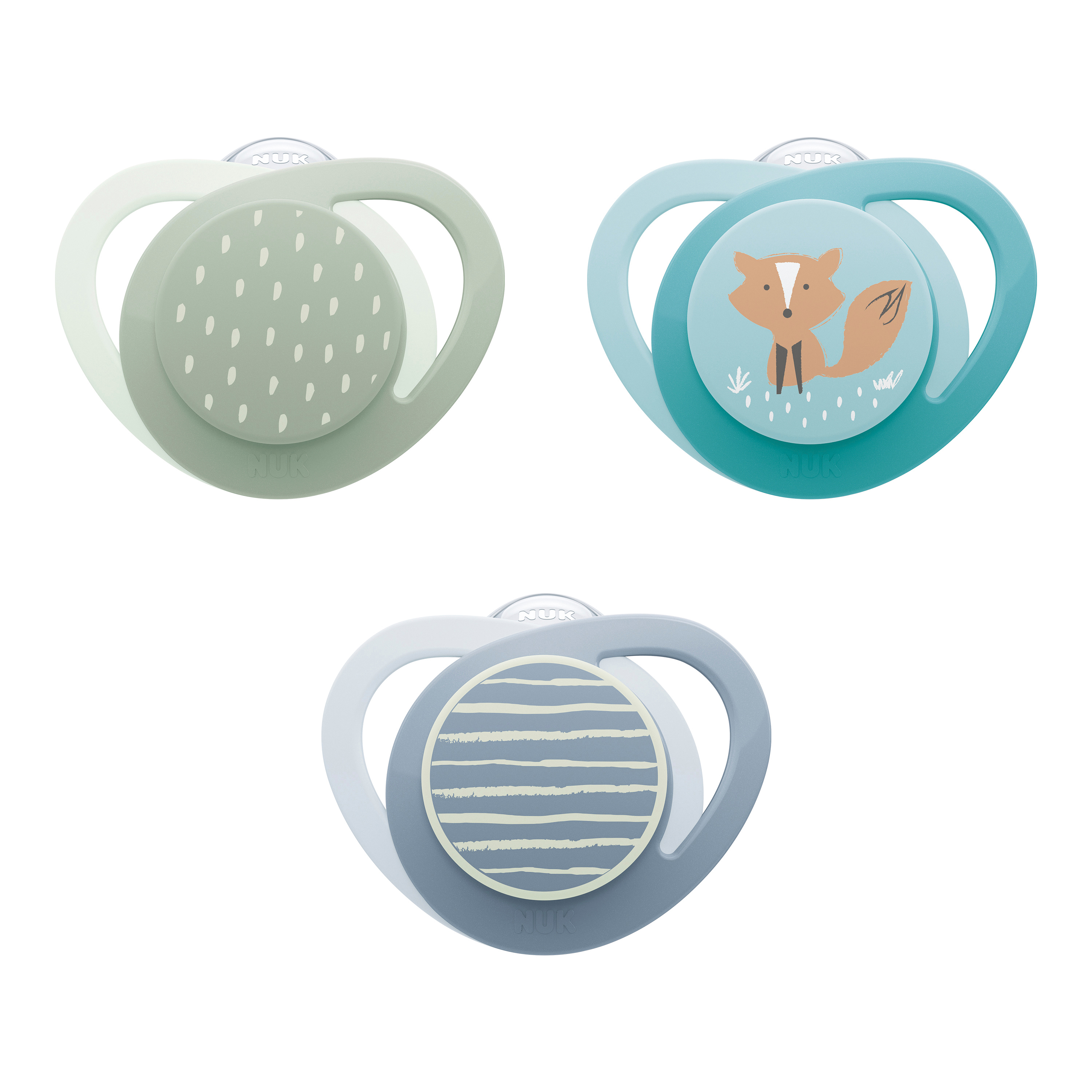 NUK Orthodontic Pacifier, 3-Pack, 18-36 Months, Unisex NUK