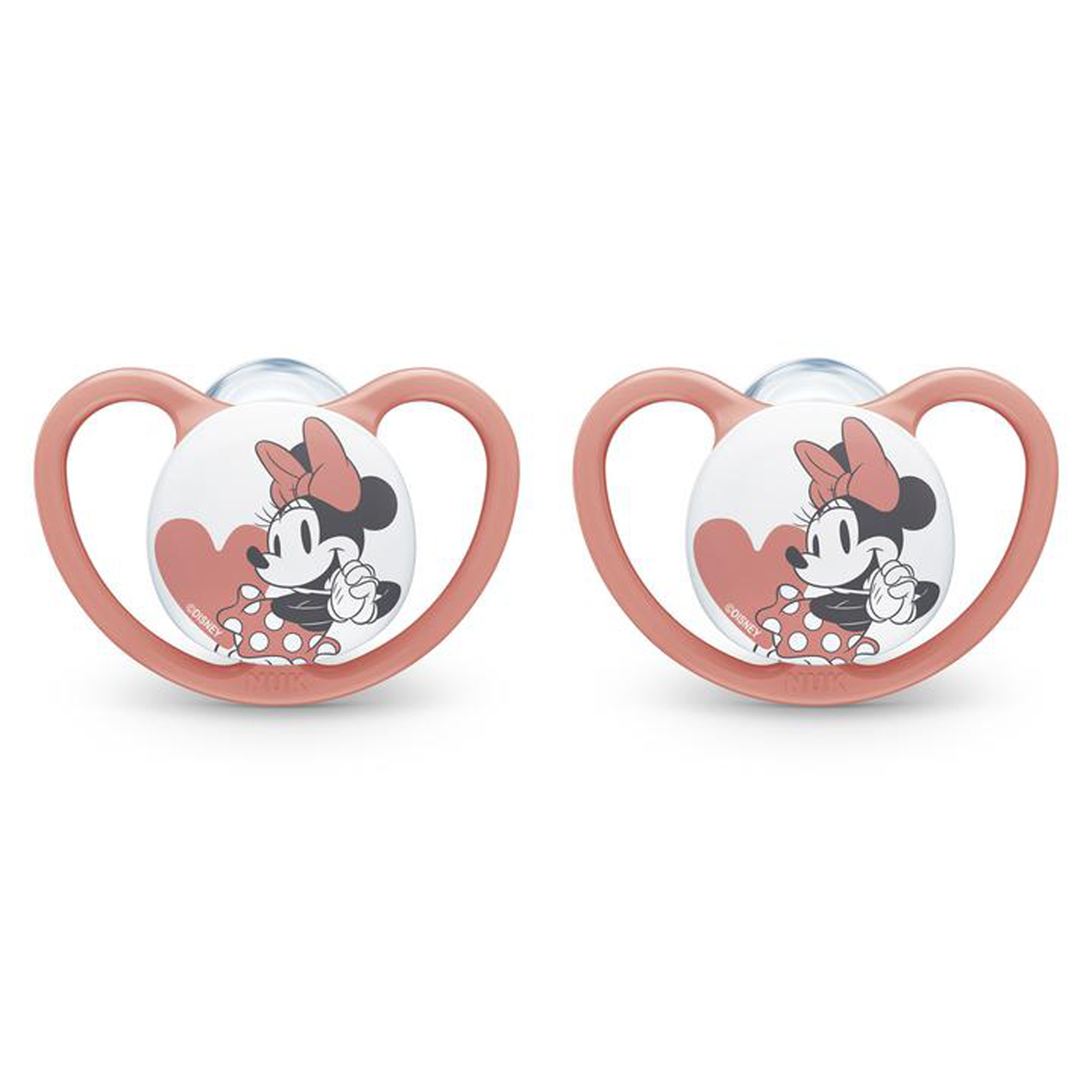 NUK Space Minnie Mouse Pacifiers, 2-Pack NUK