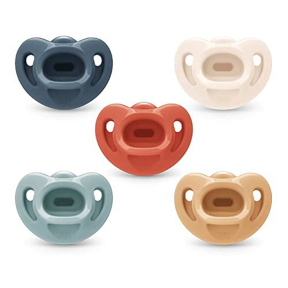 NUK Comfy Orthodontic Pacifiers, Timeless Collection, 6-18 Months, 5 Count NUK