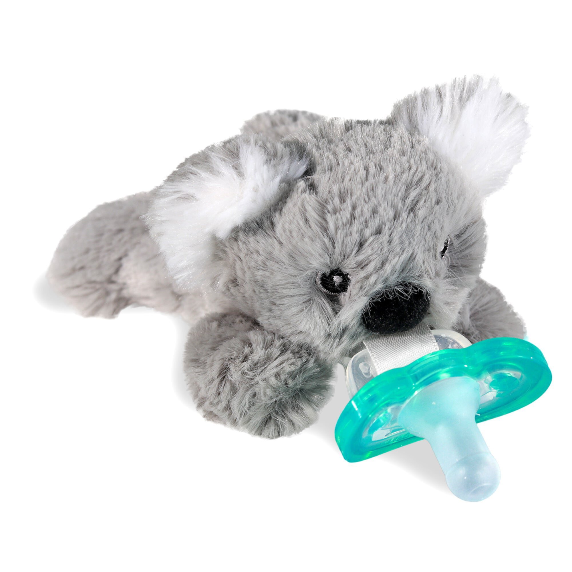 RaZbaby RaZbuddy Paci Holder - Detachable JollyPop Pacifier 0m+ - Sloth - Bpa Free - Pacifier Made in USA RAZBaby