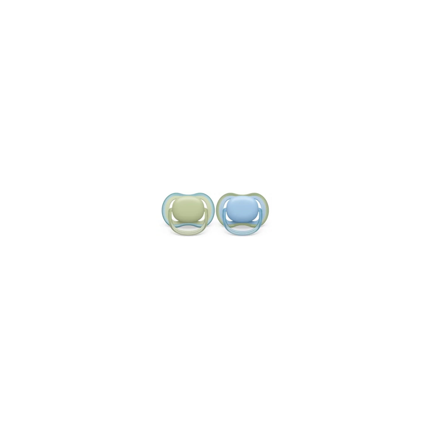 Philips Avent Ultra Air Pacifier 0-6M, Pastel Green / Celestial Blue, 2 Pack, SCF085/21 Philips Avent