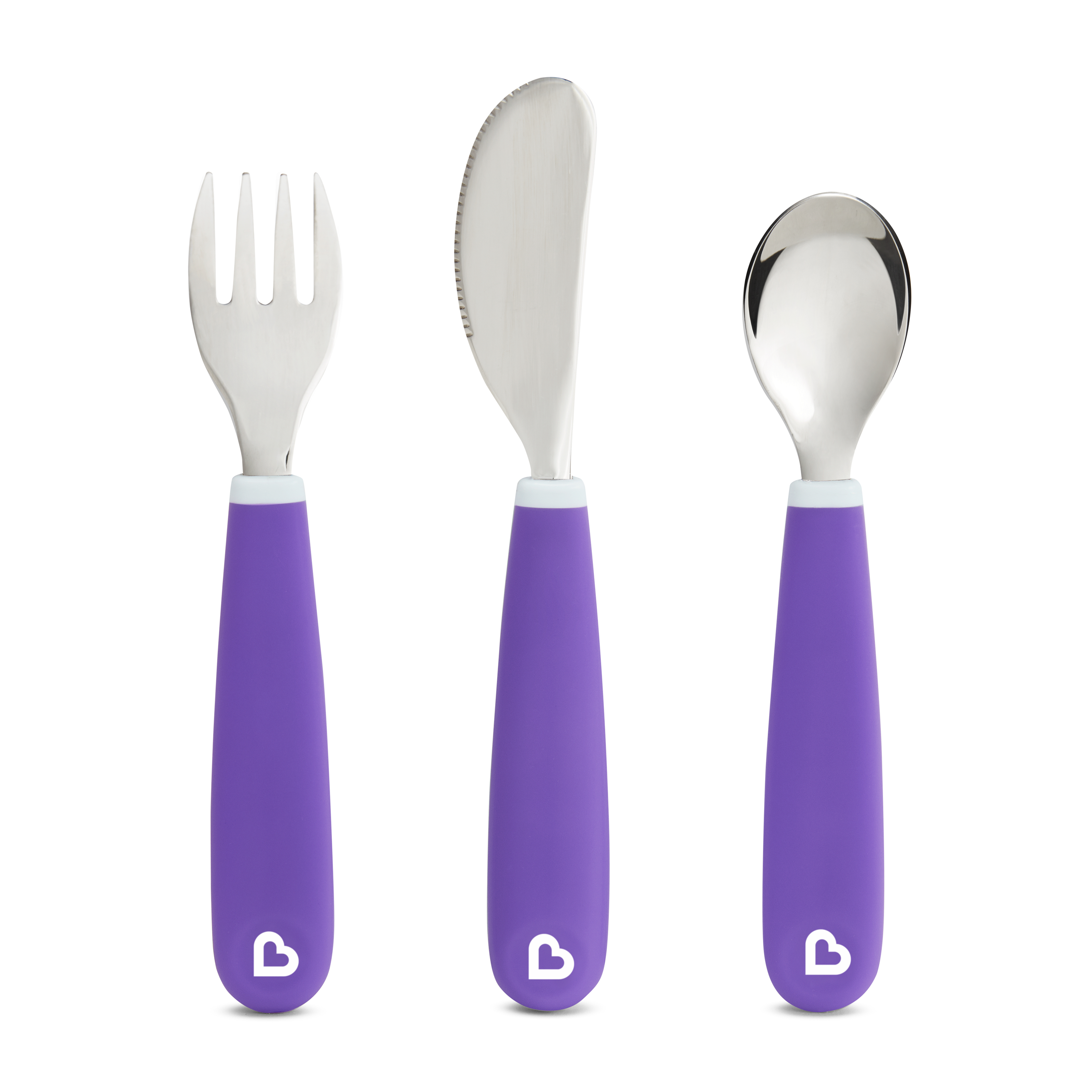 Munchkin Splash Purple Toddler Utensils Munchkin