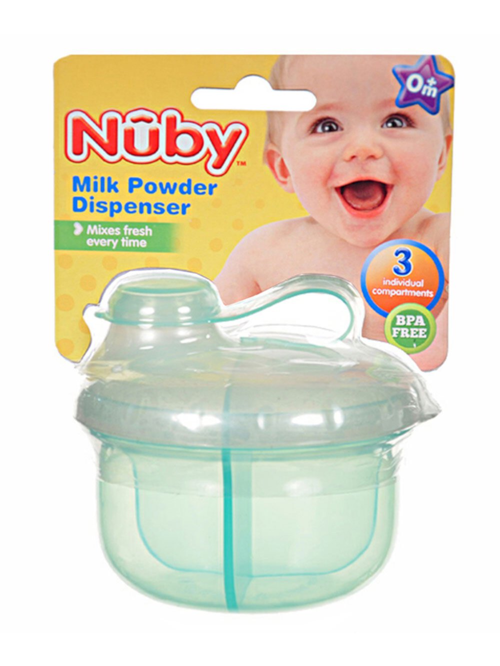 Nuby Milk Powder Dispenser - green, one size NUBY