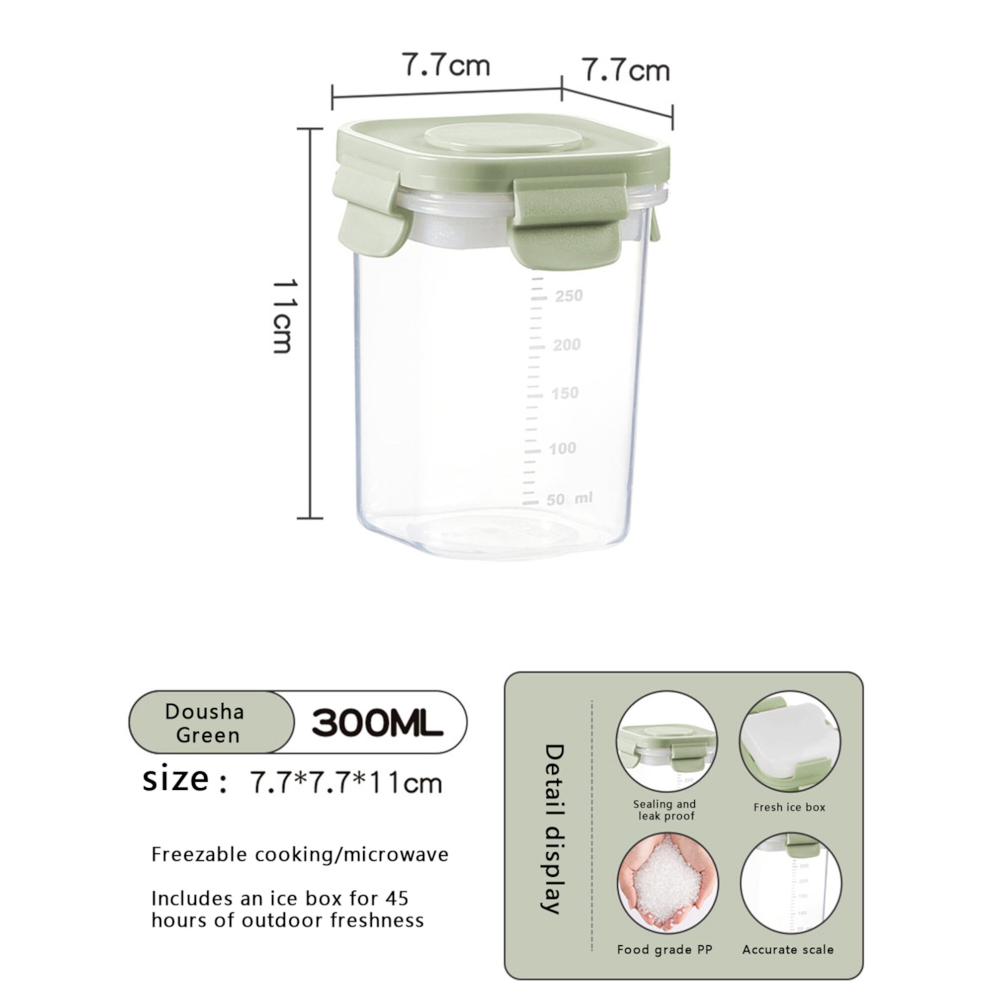 ESASSALYY Baby Food Storage Jars Baby Snacks Containers with Lid and Ice Pack ESASSALYY