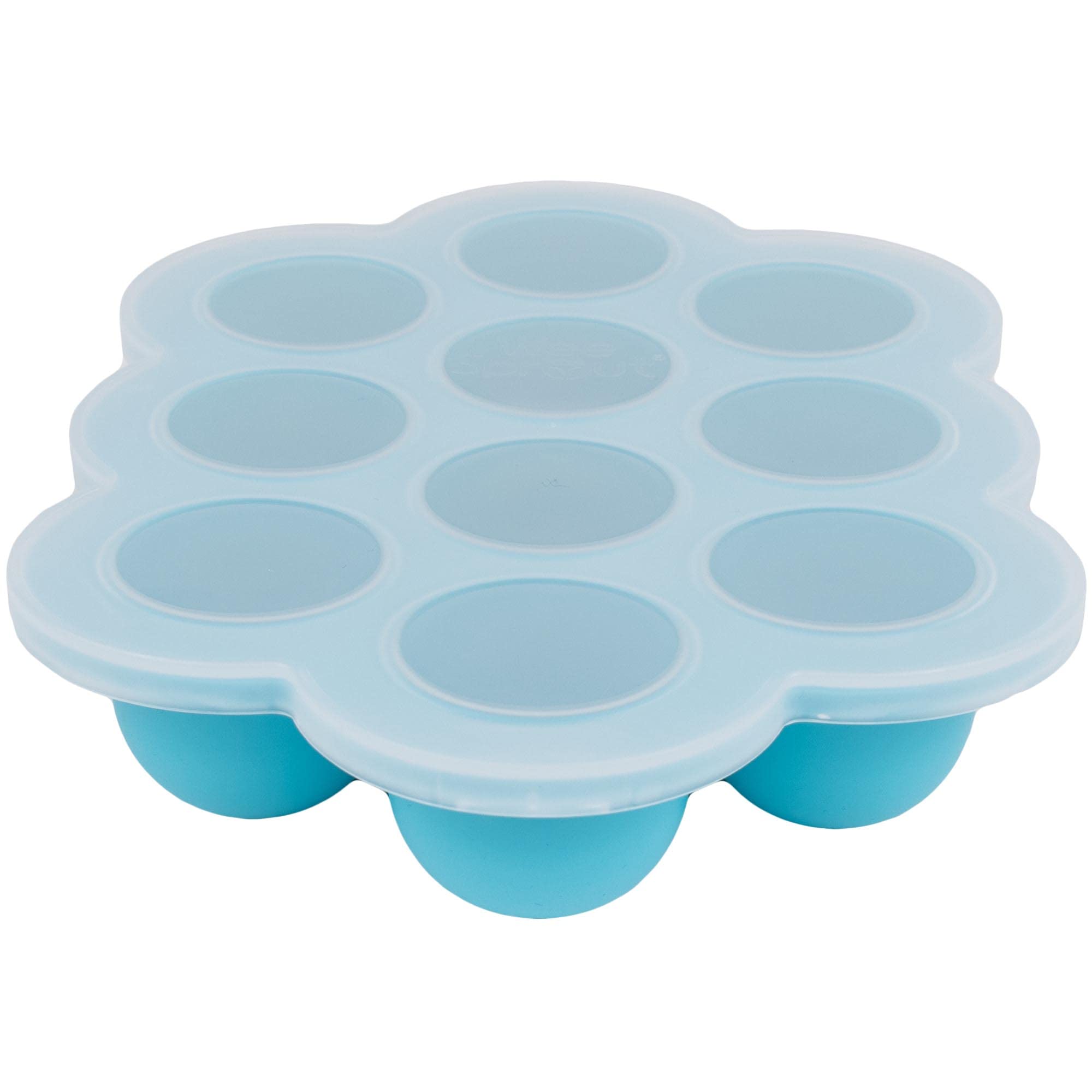 WeeSprout Silicone Baby Food Freezer Tray with Clip-on Lid (Ten 1.5 Ounce Sections) WeeSprout