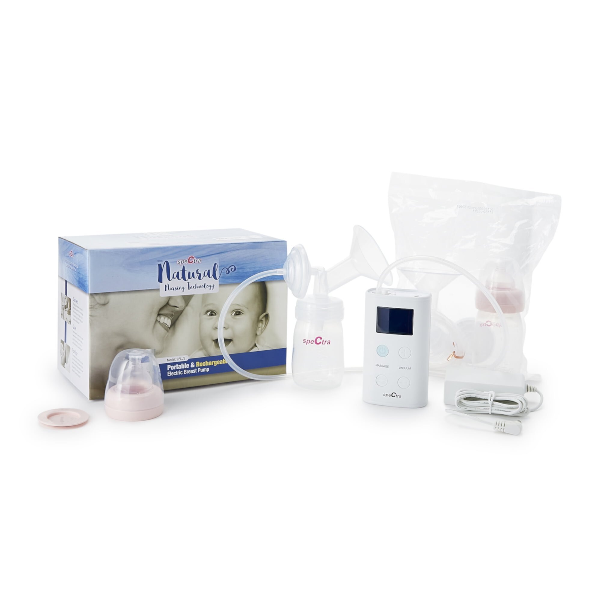 Spectra 9 Plus Single / Double Electric Breast Pump Kit 1 ct Spectra