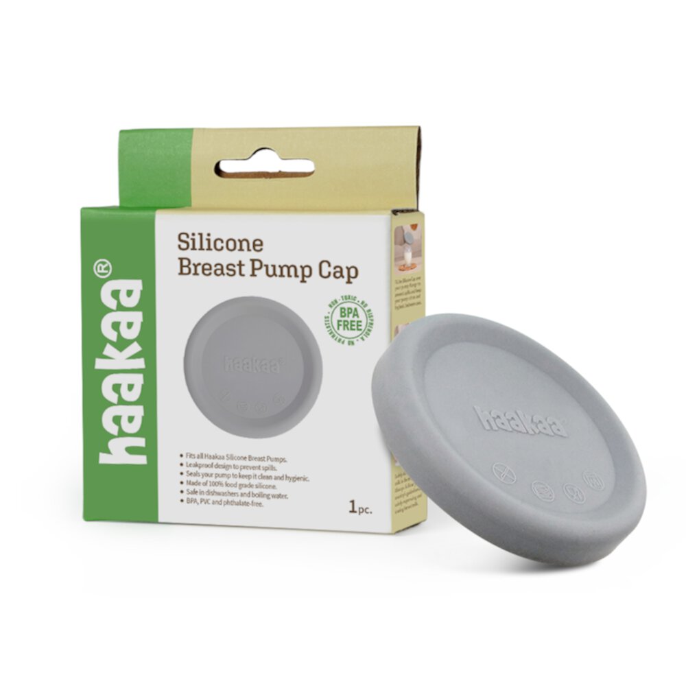 Haakaa Silicone Leak Proof Cap, 1 pk, Fit All Haakaa Breast Pumps, BPA PVC and Phthalate Free Haakaa