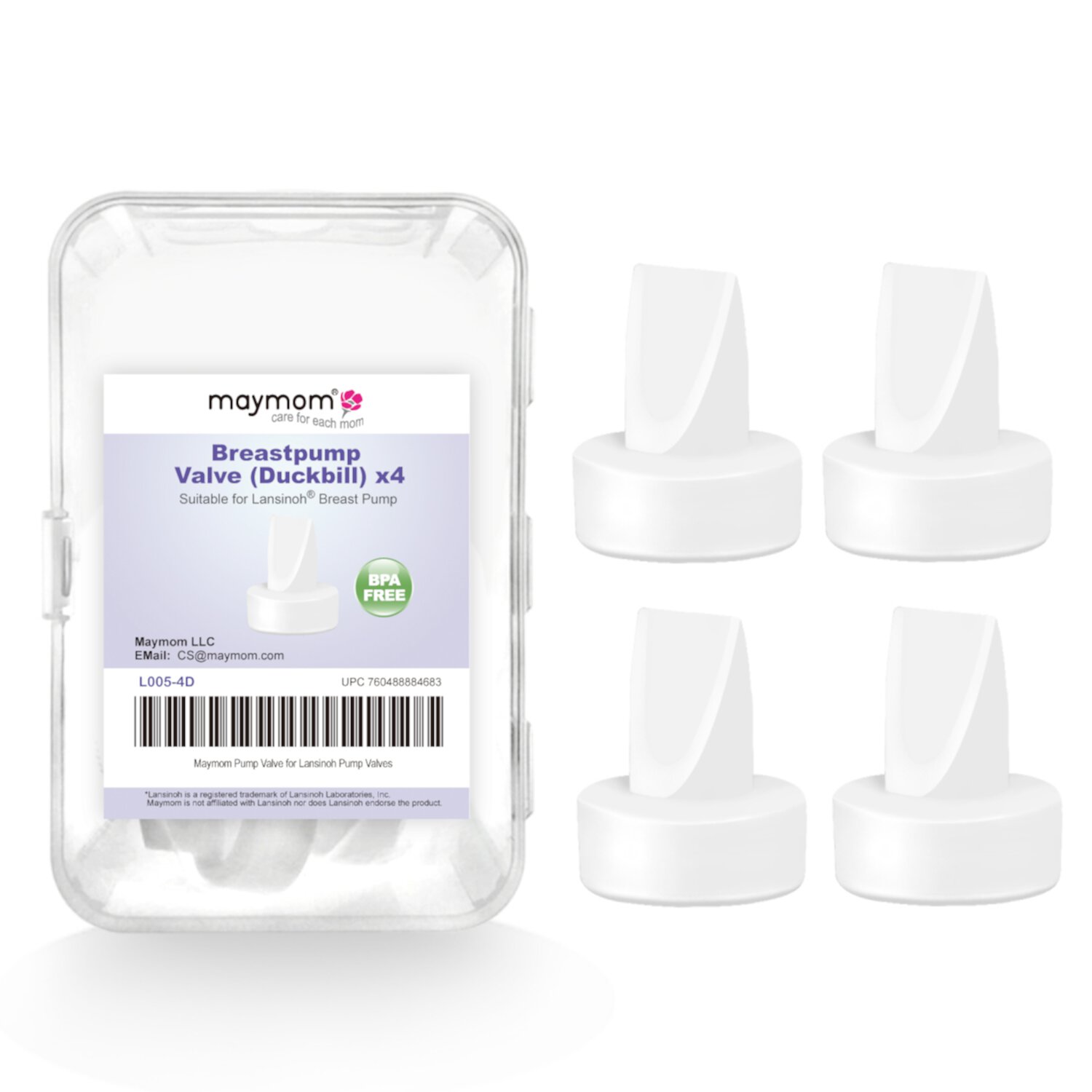 Maymom Pump Valve for Lansinoh Breast Pumps Signature Pro/Smartpump/Manual Breast Pumps. Replace Lansinoh Pump Valves. Maymom