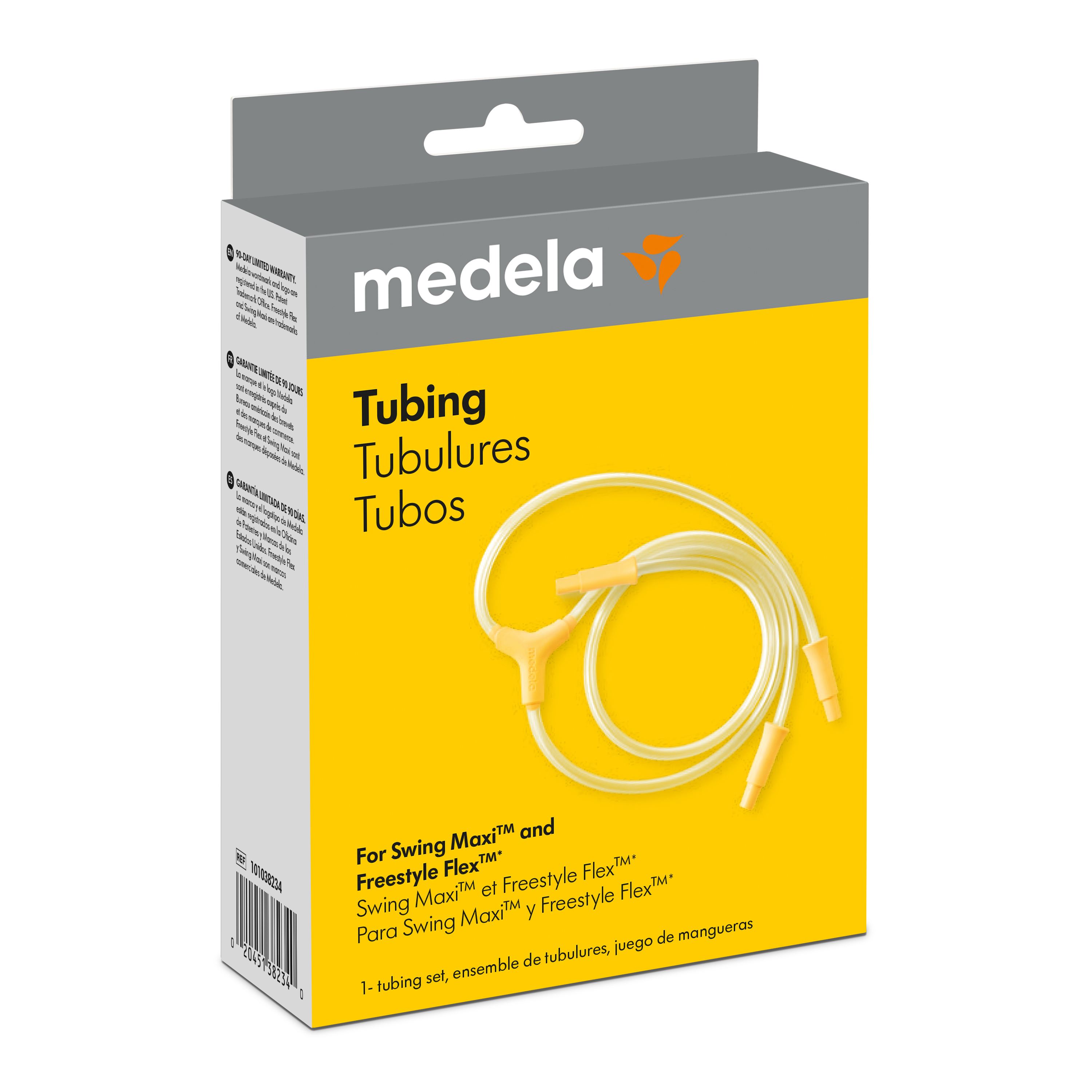 Medela Breast Pump Tubing, For Freestyle Flex and Swing Maxi, Spare or Replacement, Clear, 101038234, 1 Each Medela