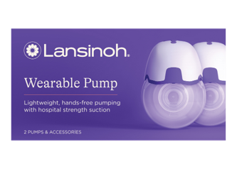 Lansinoh Wearable Breast Pump 2CT Lansinoh