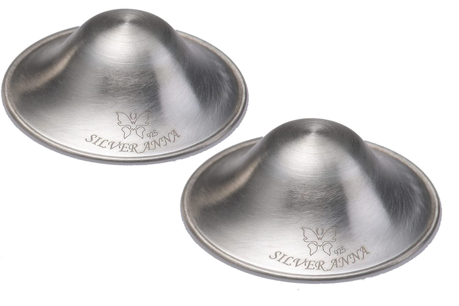 The Original Silver Nursing Cups - Nipple Shields for Nursing Newborn - Newborn Essentials Must Haves - Soothe and Protect Your Nursing Nipples - 925 Silver - Nursing Pads - Nursing Breast Pads Silveranna