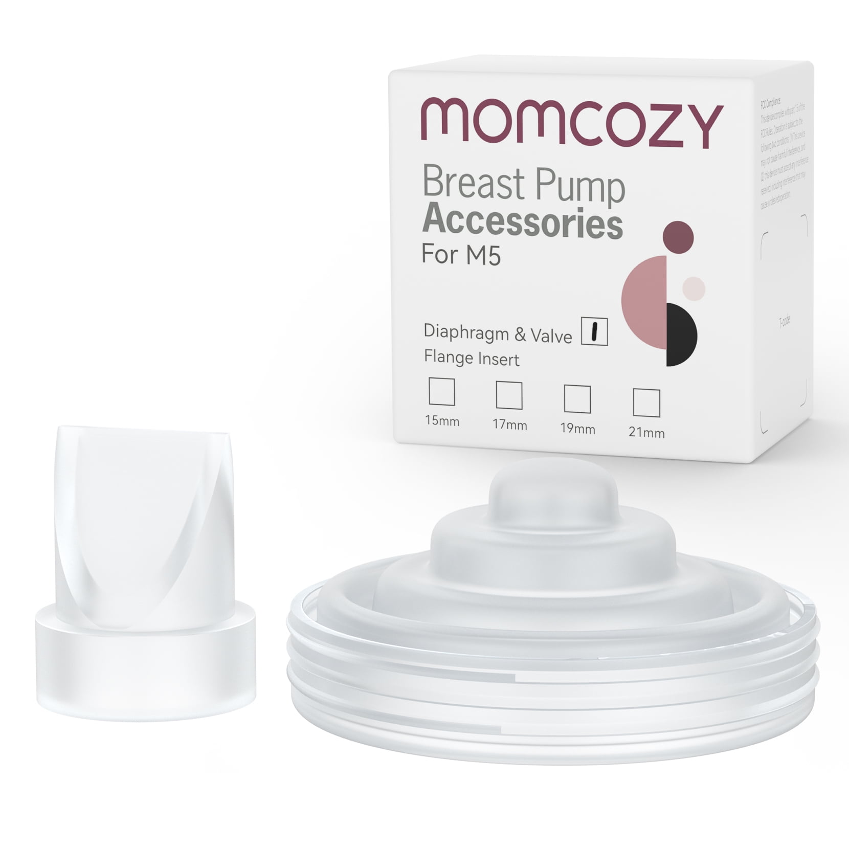 Momcozy Flange Insert 19mm for Momcozy M5, Original M5 Breast Pump Replacement Accessories, 1PC Momcozy