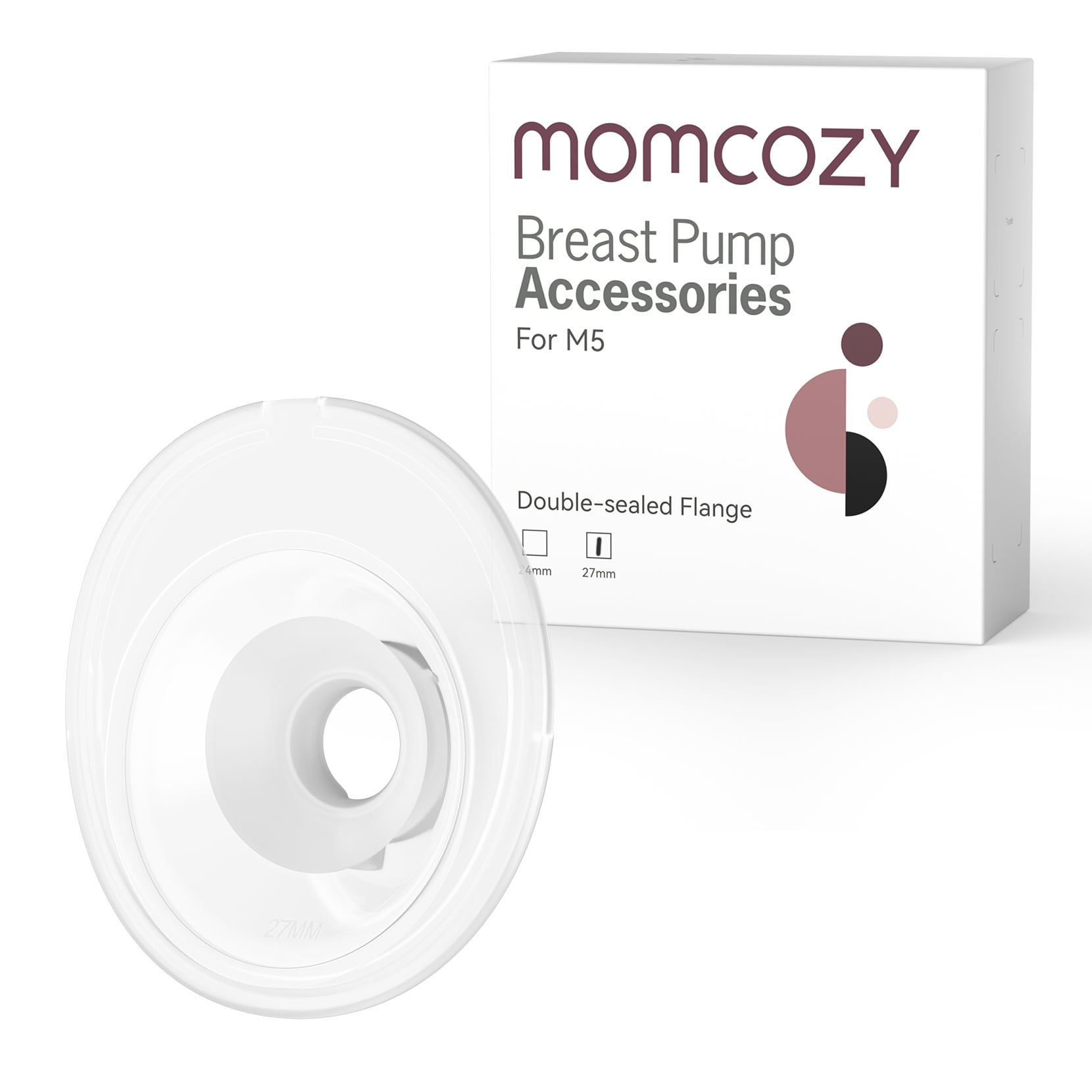 Momcozy Flange 30mm for Momcozy M5 Breast Pump, Original M5 Breast Pump Replacement Accessories, 1PC (30mm) Momcozy