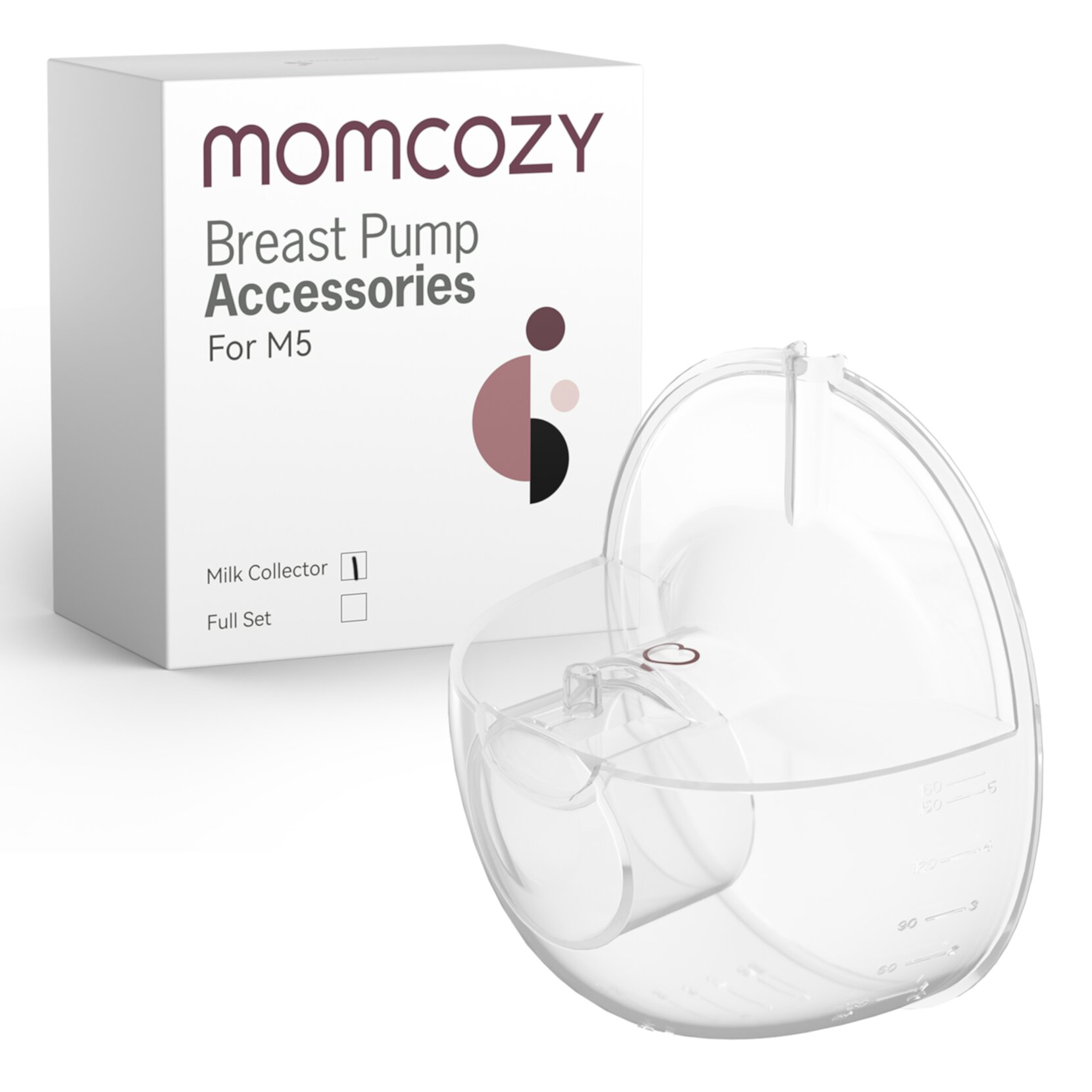 Momcozy Milk Collector for Momcozy M5, Original Momcozy M5 Breast Pump Replacement Accessories, 1 Pack Momcozy