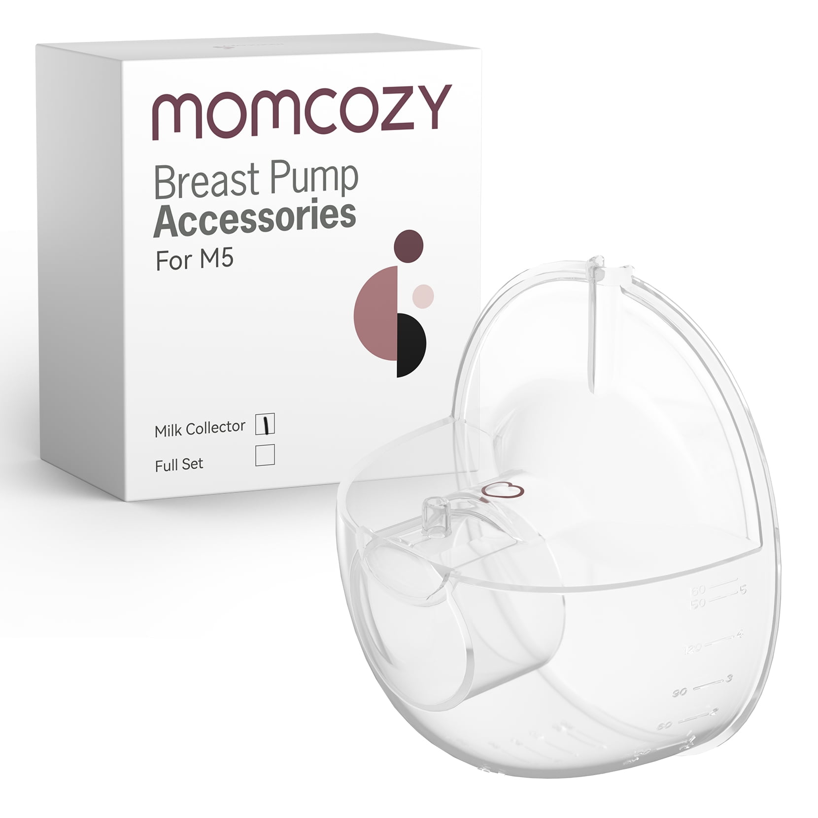 Momcozy Flange 27mm for Momcozy M5 Breast Pump, Original M5 Breast Pump Replacement Accessories, 1PC (27mm) Momcozy