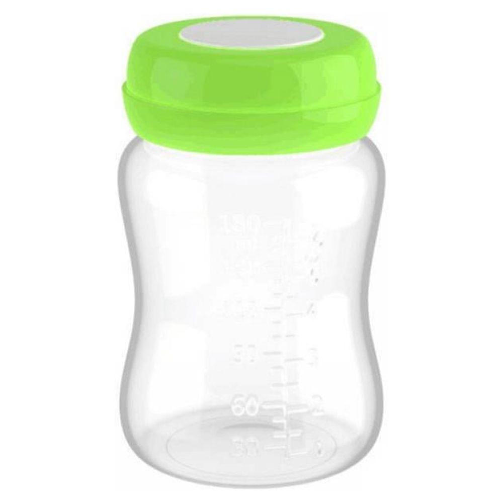 6oz Breastmilk Bottles with Leak Proof Lids,Reusable Wide Neck Bottles Best for Breast Milk Collection & Storage Replace Bottles Color Profit Kids