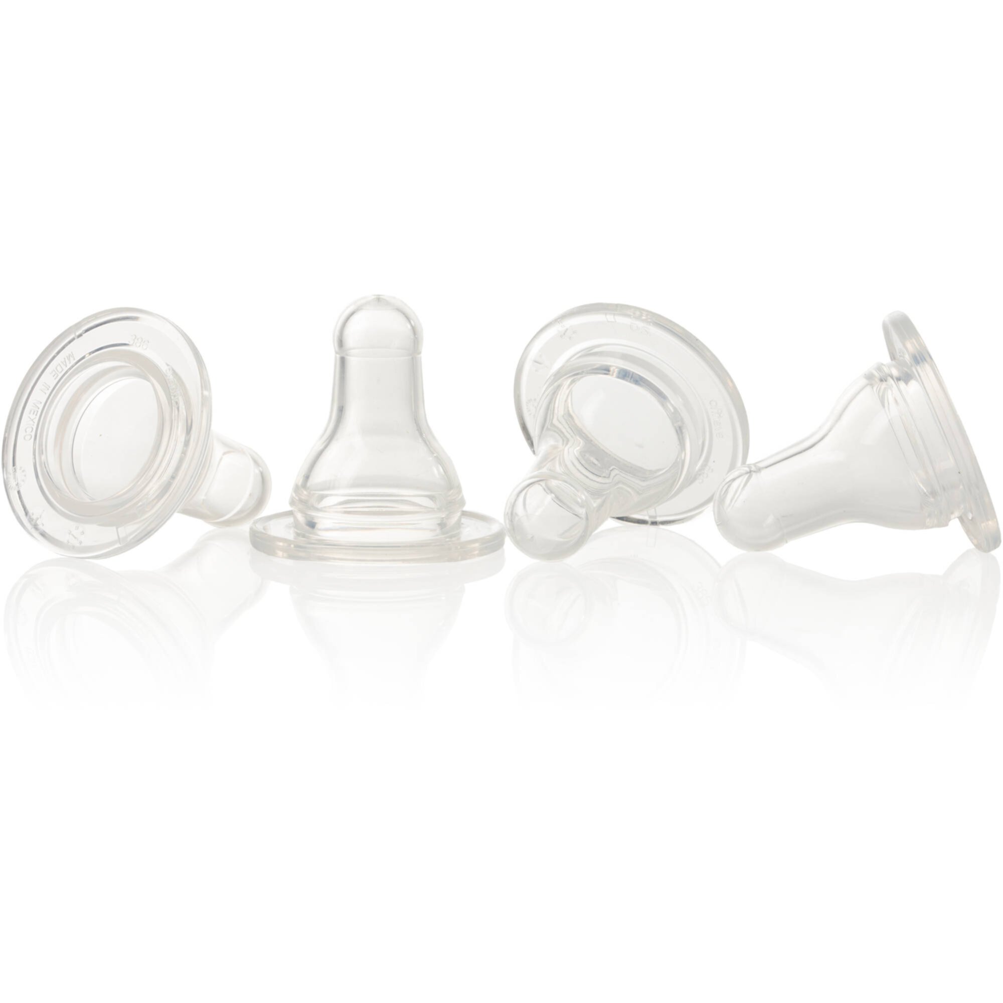 Evenflo Feeding Classic Standard Neck BPA-Free Silicone Slow Flow Nipples - 0 Months+, 4 Pack Evenflo