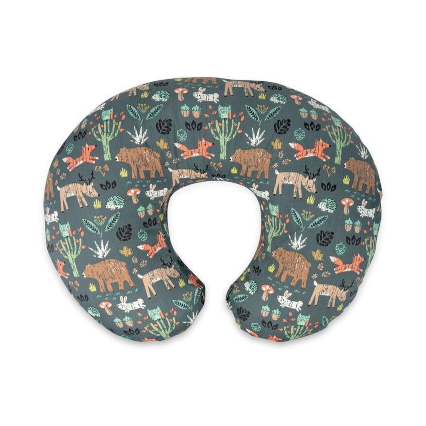 Boppy Original Nursing Pillow and Positioner, Green Forest Animals The Boppy Company