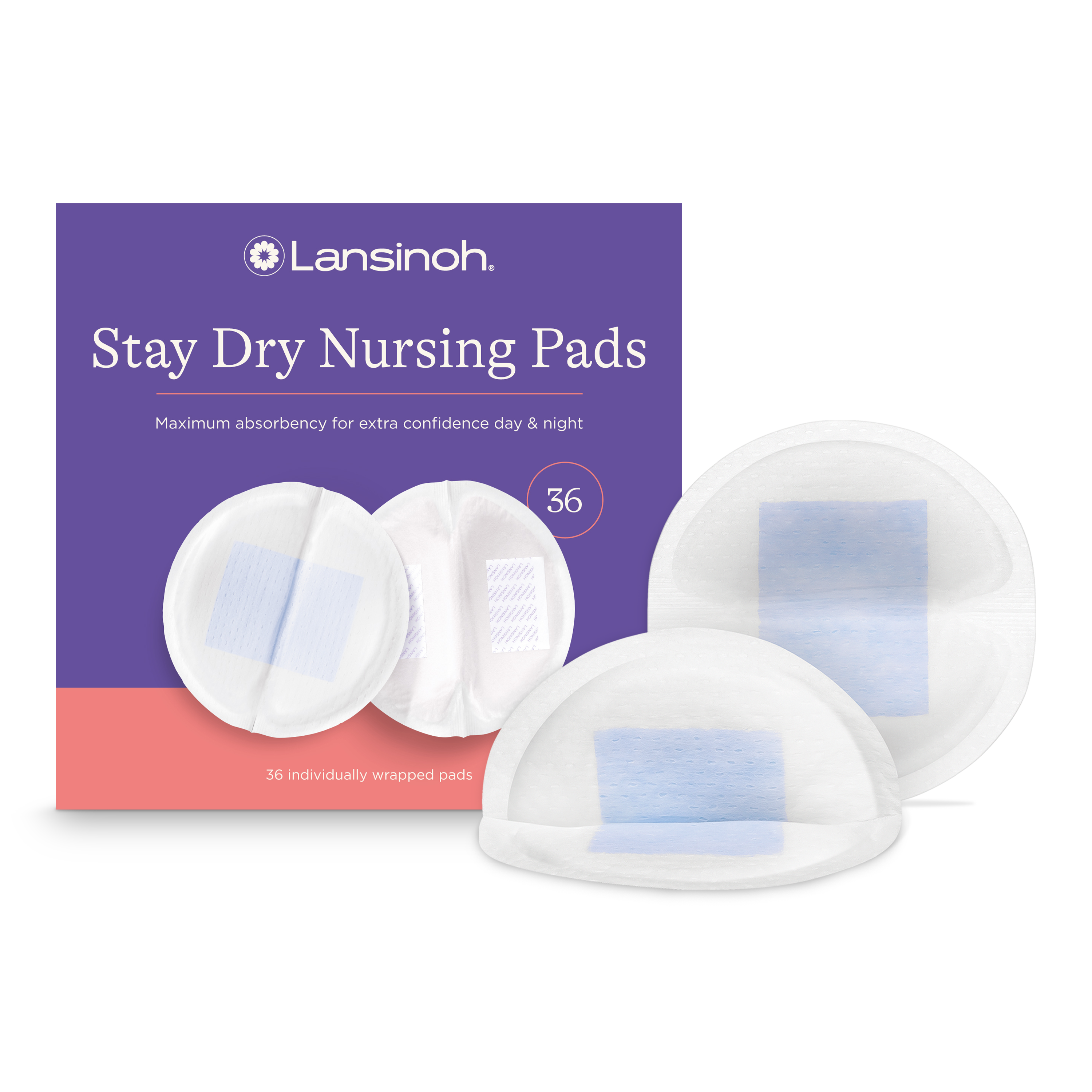 Lansinoh Stay Dry Disposable Nursing Pads for Breastfeeding, 36 Count Lansinoh