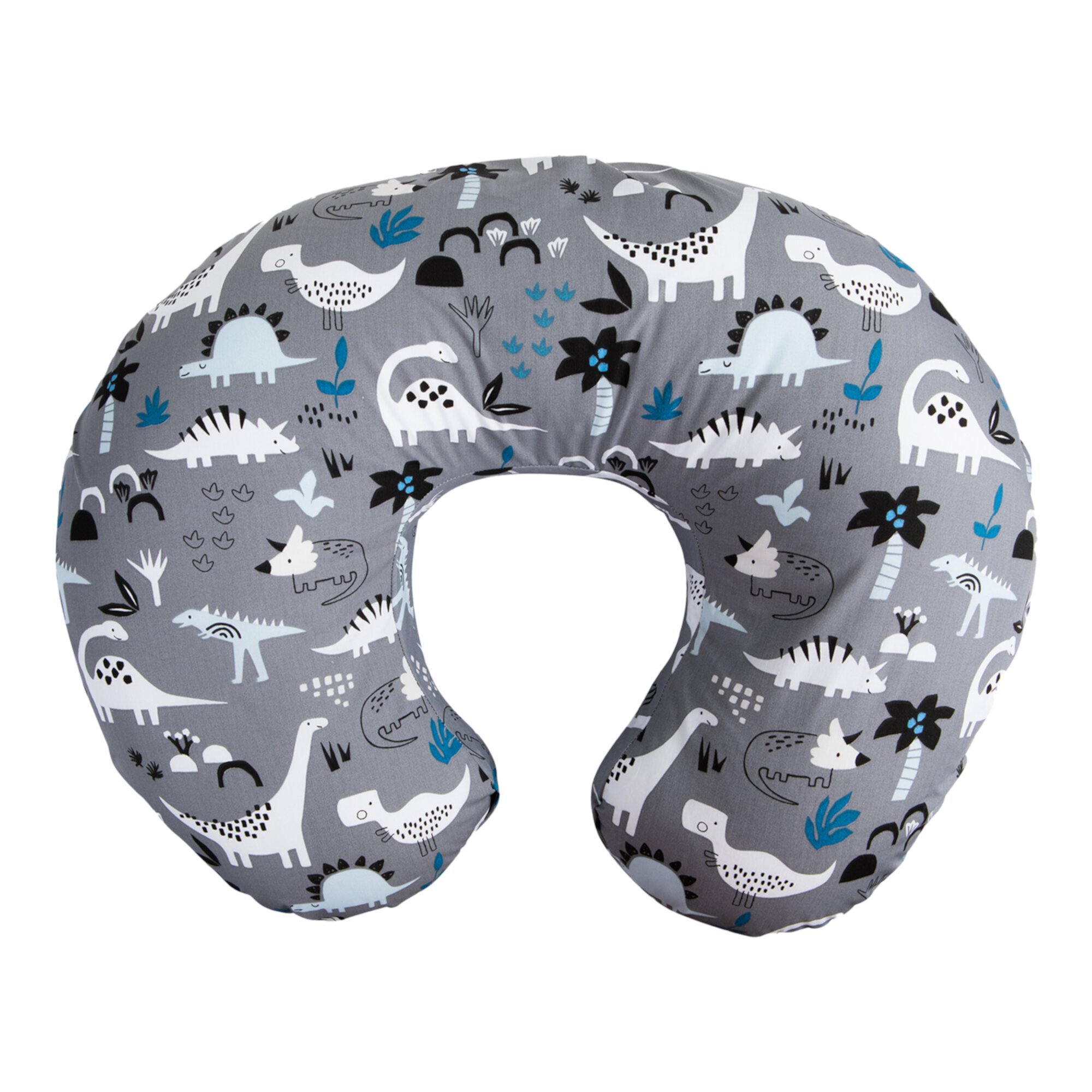 Boppy Nursing Pillow Original Support, Gray Dinosaurs The Boppy Company