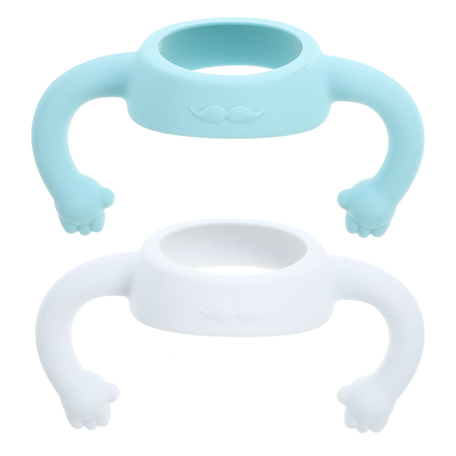 2 pcs Baby Bottle Handle Milk Bottle Handle Feeding Bottles Handle Silicone Infant Bottle Handles Eease