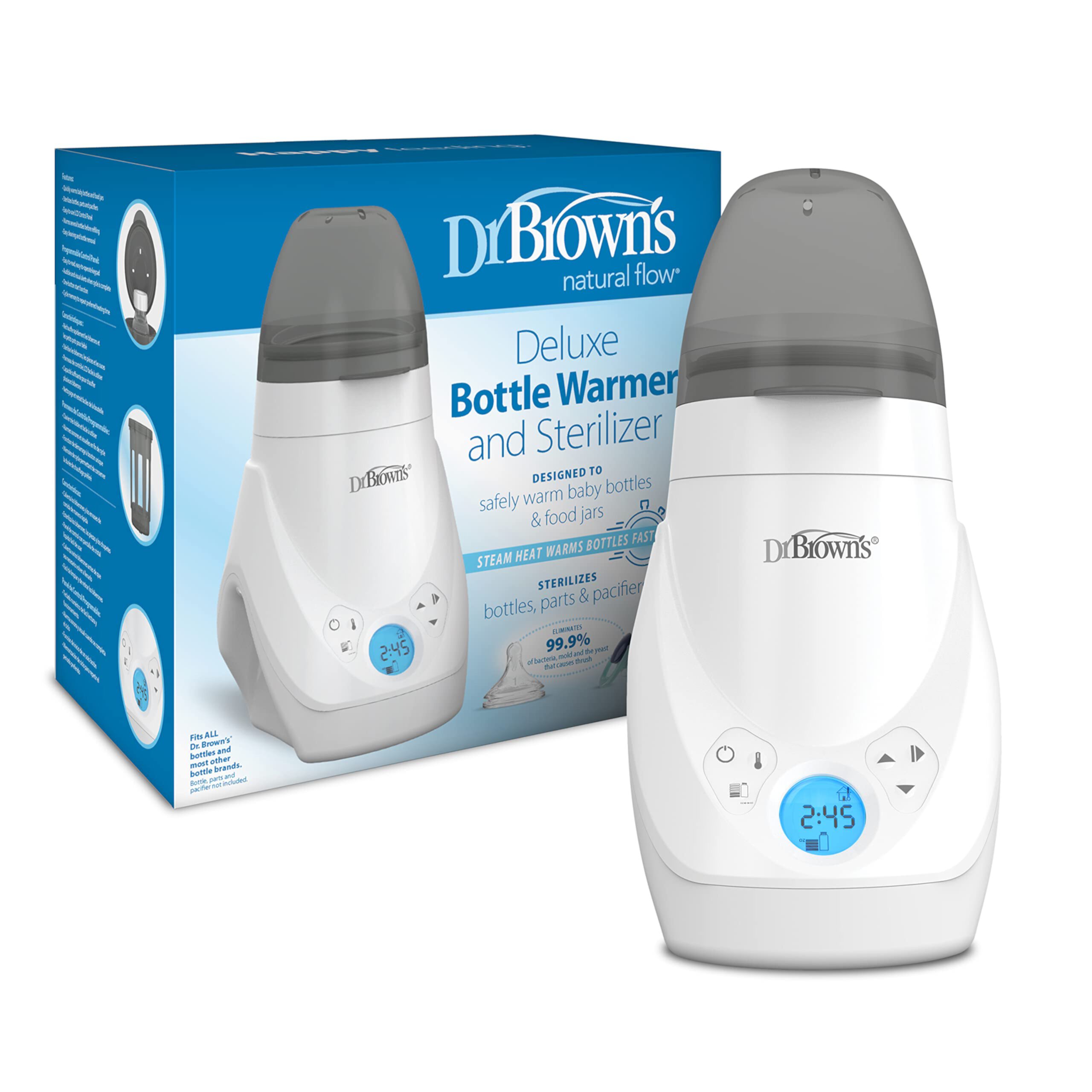 Dr. Brown?s Deluxe Baby Bottle Warmer and Sterilizer, for Baby Bottles and Baby Food Jars Visit the Dr. Brown's Store