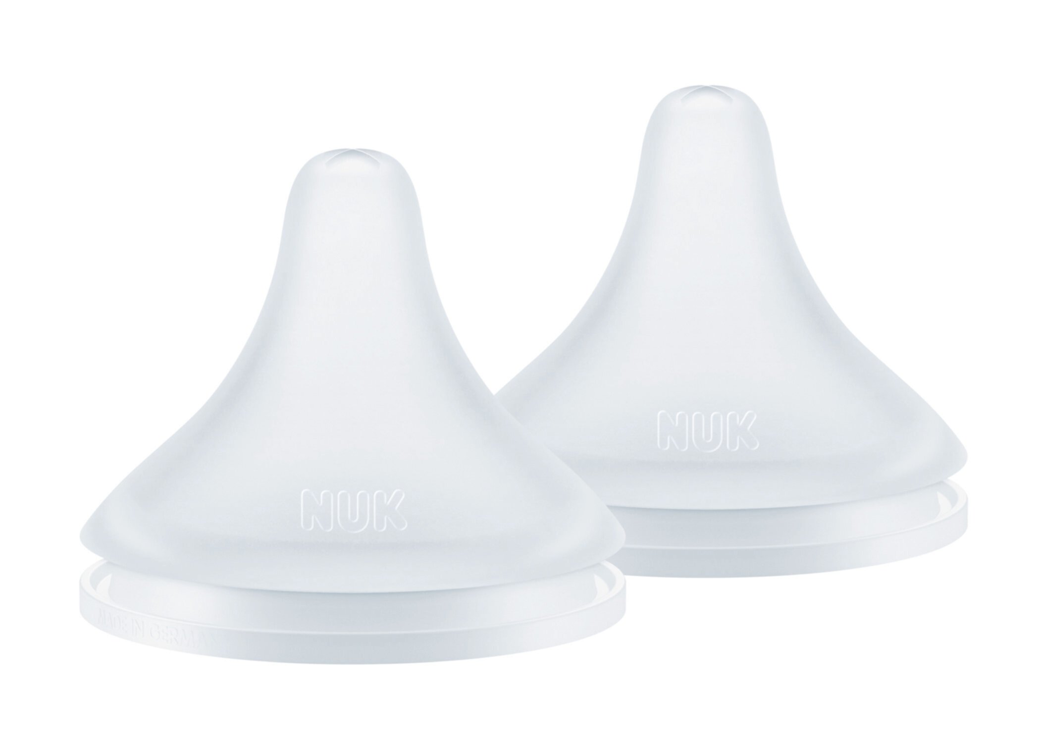 NUK Perfect Match Medium Flow Baby Bottle Replacement Nipples, 2 Pack NUK