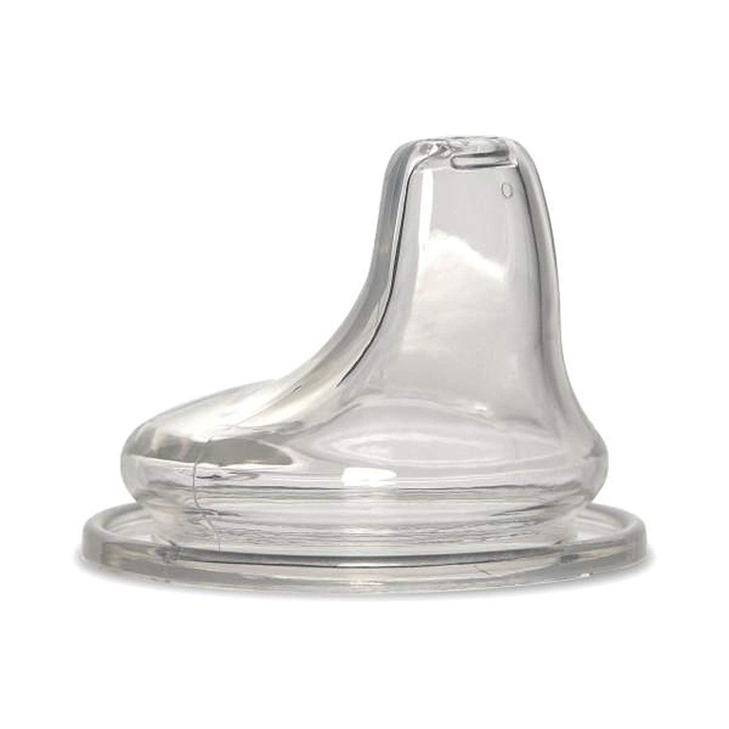 2 Pack  - Nuk Replacement Spouts Soft Silicone Clear NUK