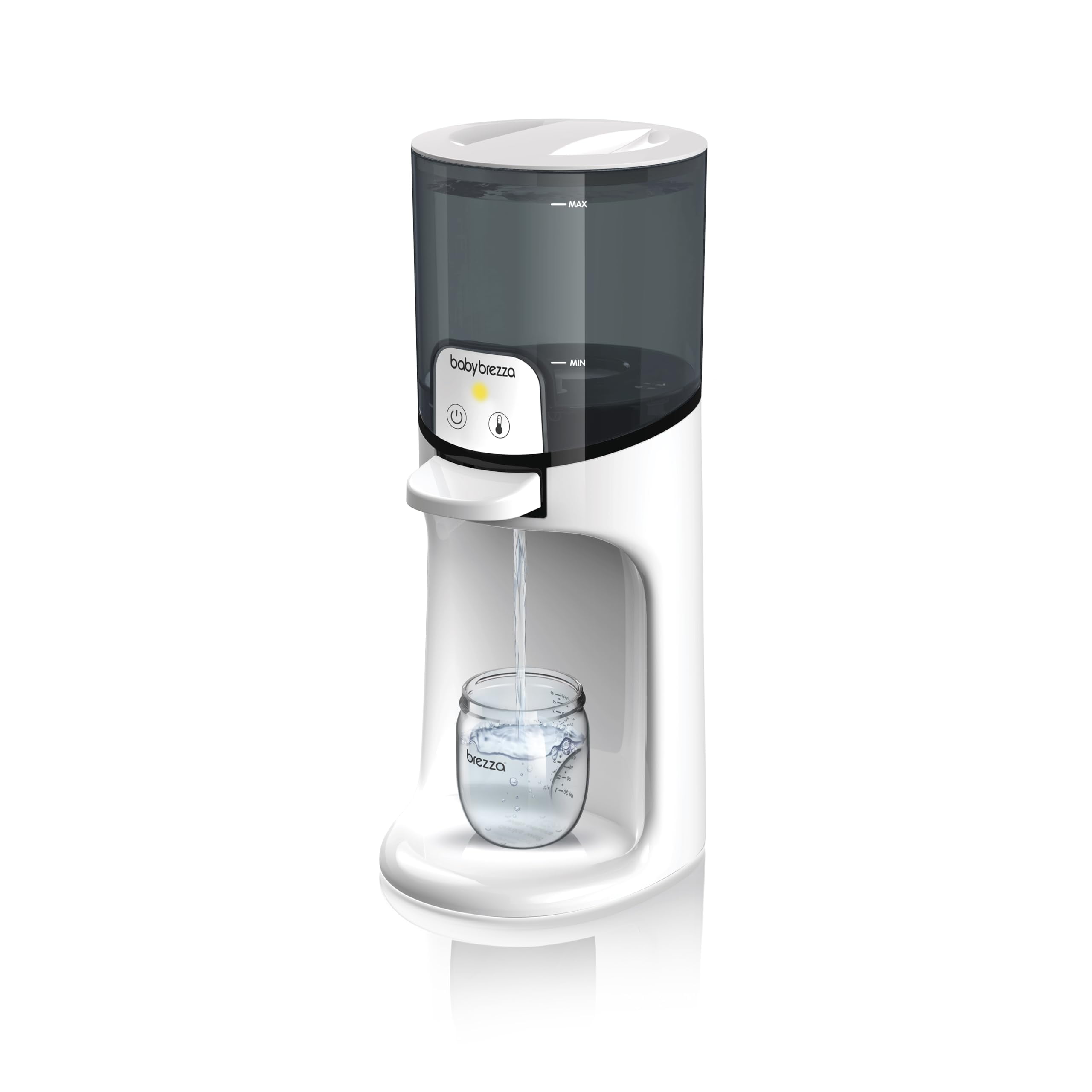 Baby Brezza Instant Baby Bottle Warmer –  Dispenses Warm Water 24/7. 3 Temps Baby Brezza