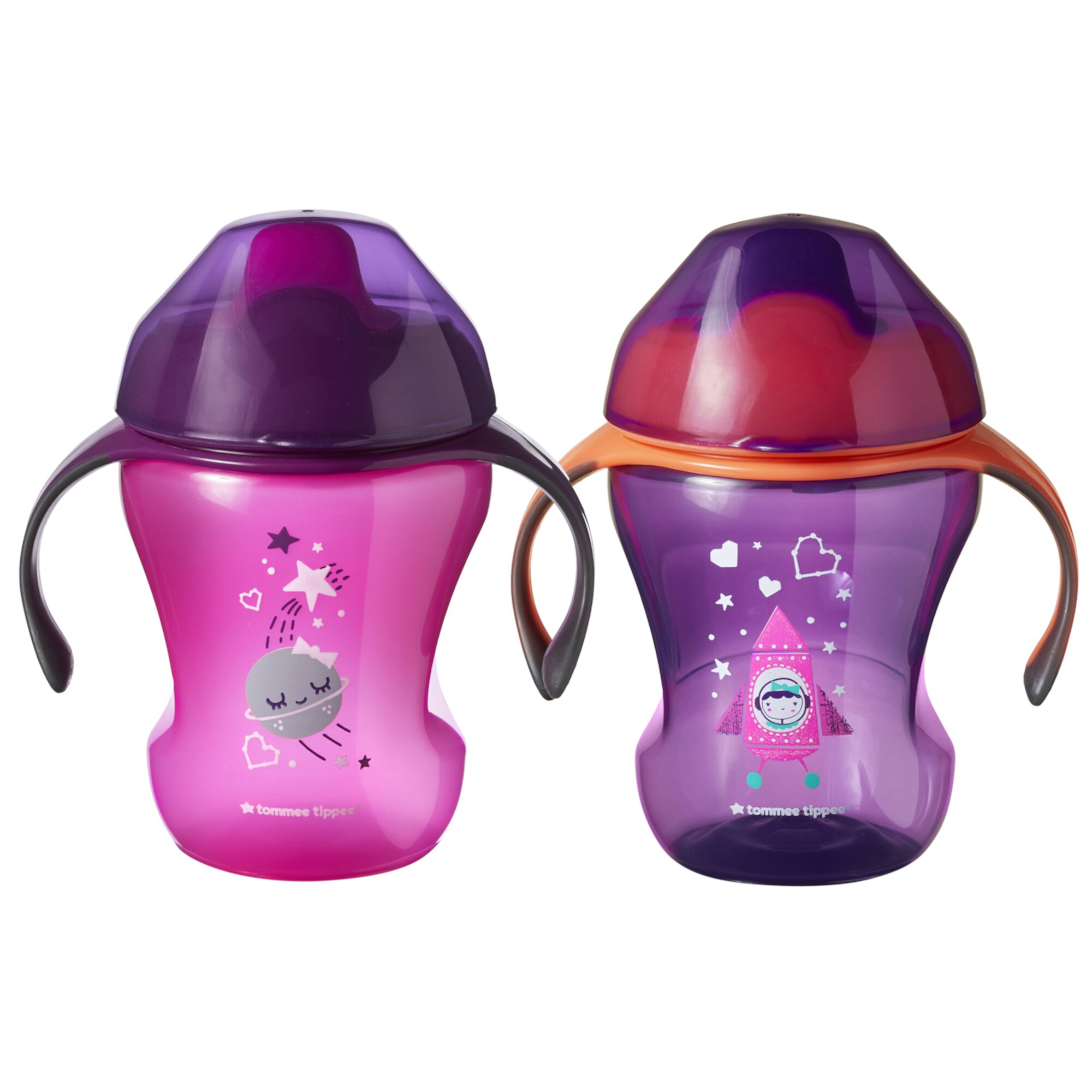 Tommee Tippee Infant Trainer Sippee Cup, 7+ months, 2 pack (Colors & Designs Vary) Tommee Tippee