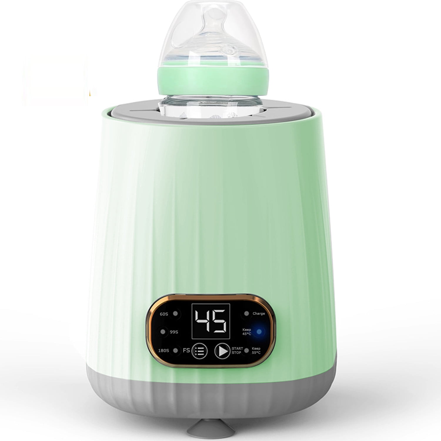 Morfone Waterless Bottle Warmer with Shake Function - Safer for Baby, Wash Free, 2 Temp Settings, Surrounding Hot Air Heating Breastmilk Evenly to Ideal Temp - Baby Bottle Warmer for Safe Heating Morfone