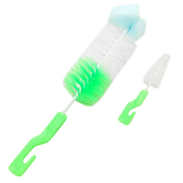 Hot Sale Pedty Cleaning Brush,A Brush,Cleaning Brush Can Be Vertical Long Handle Bottle Brush Sponge Cup Brush White. Pedty