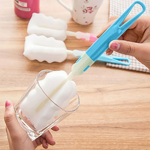 Best Hot Sale Pedty Kitchen Cleaning Supplies,1X Cup Brush,Long Handle Cup Brush Sponge Cup Brush Bottle Brush Vacuum Flask Cleaning Brush Green Pedty