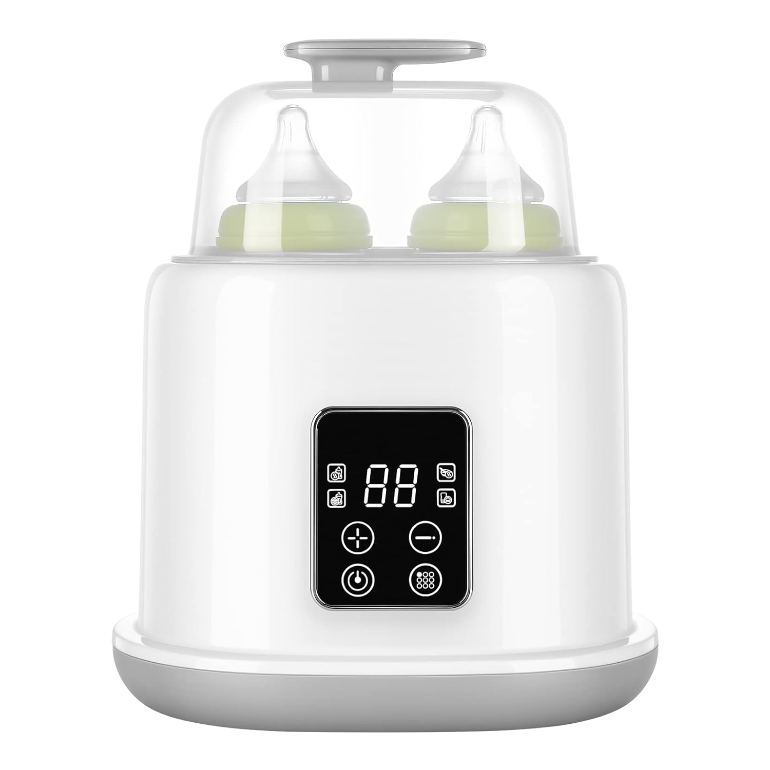 Baby Bottle Warmer 9-in-1 Multifuntion Breast Milk Warmer, Fast Baby Food Heater & Defrost Warmer with Timer for Twins, LCD Display Accurate Temperature Adjustment, 24H Constant Mode GPED