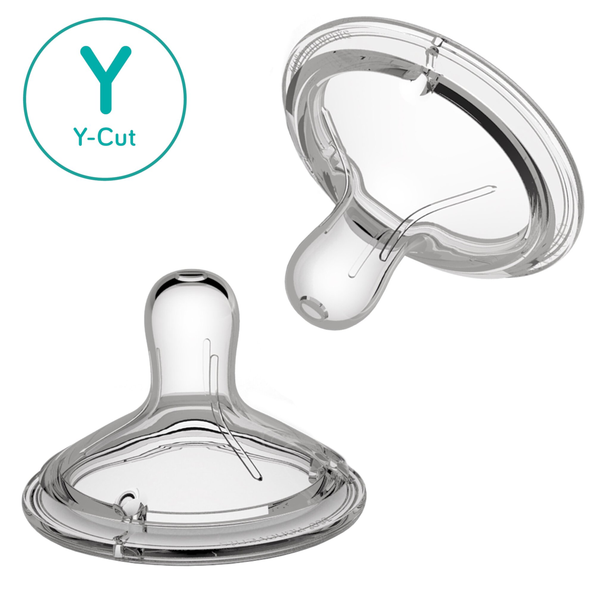 Nanobebe Baby Bottle Nipple, Y-Cut Nanobebe