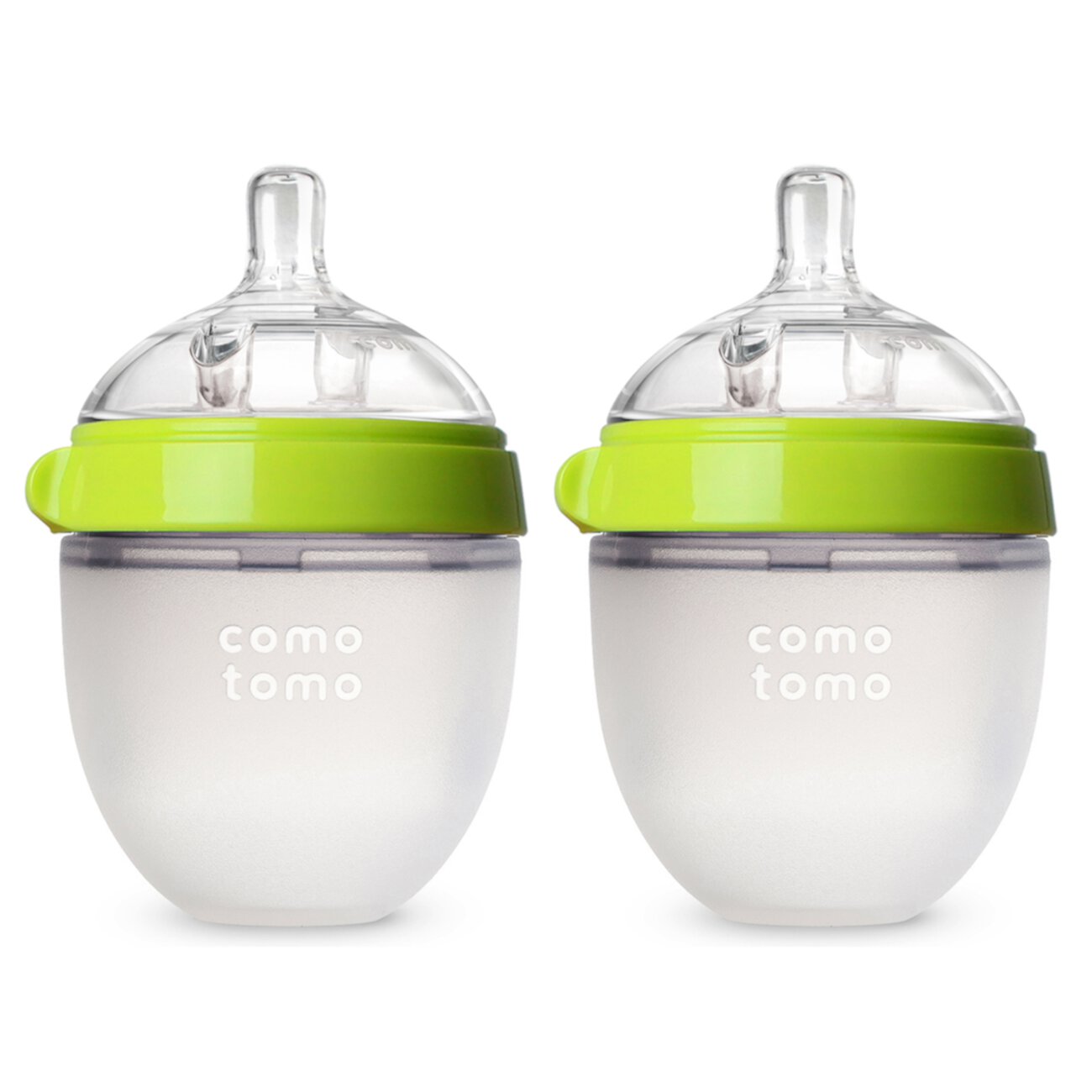 comotomo Baby Bottle, 5oz, Green, 2 Pack Comotomo