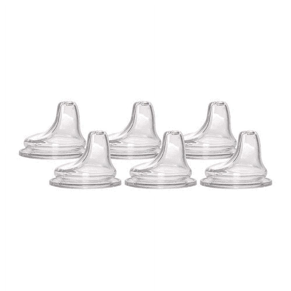 Nuk Clear Replacement Spouts - 6 PACK Clear NUK