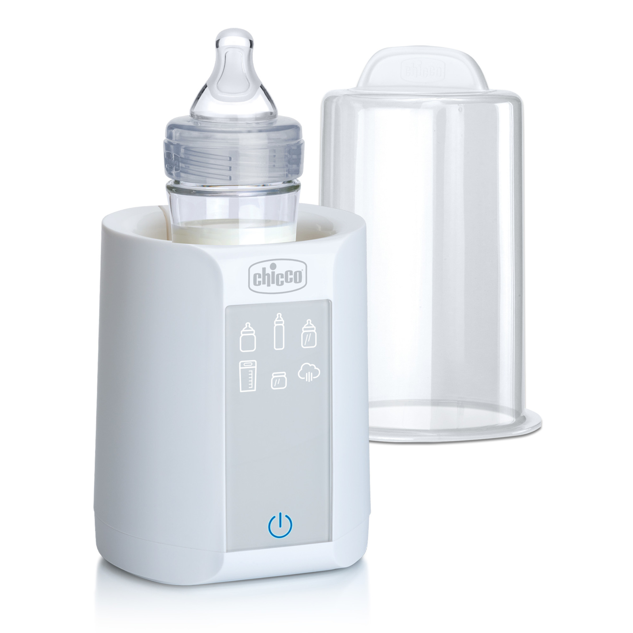 Chicco Digital Bottle Warmer & Sterilizer for Breast Milk, Formula, and Baby Food - White, New Chicco