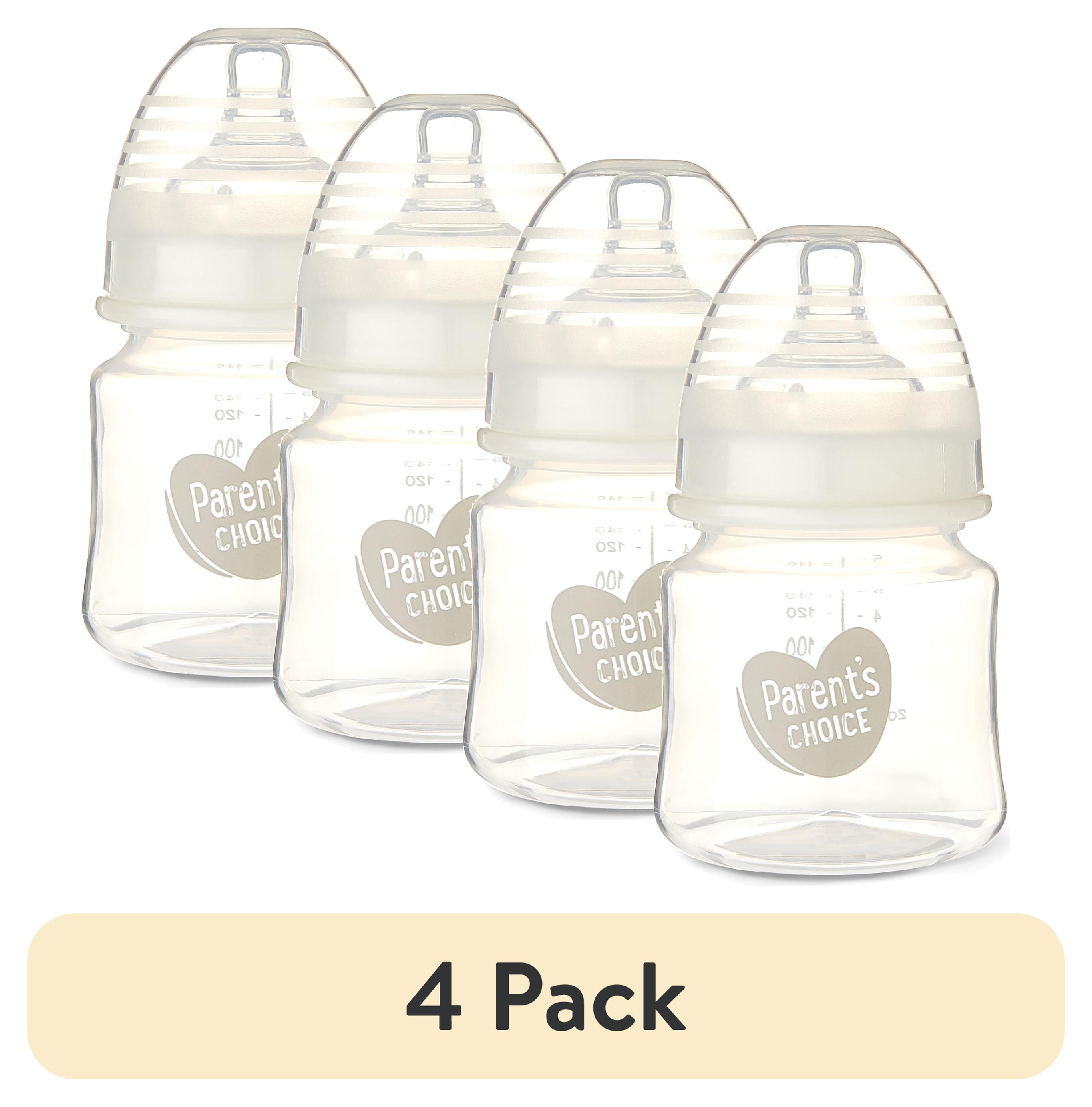 Parent's Choice Wide Neck Bottles, 5 fl oz, 3 Pack Parent's Choice