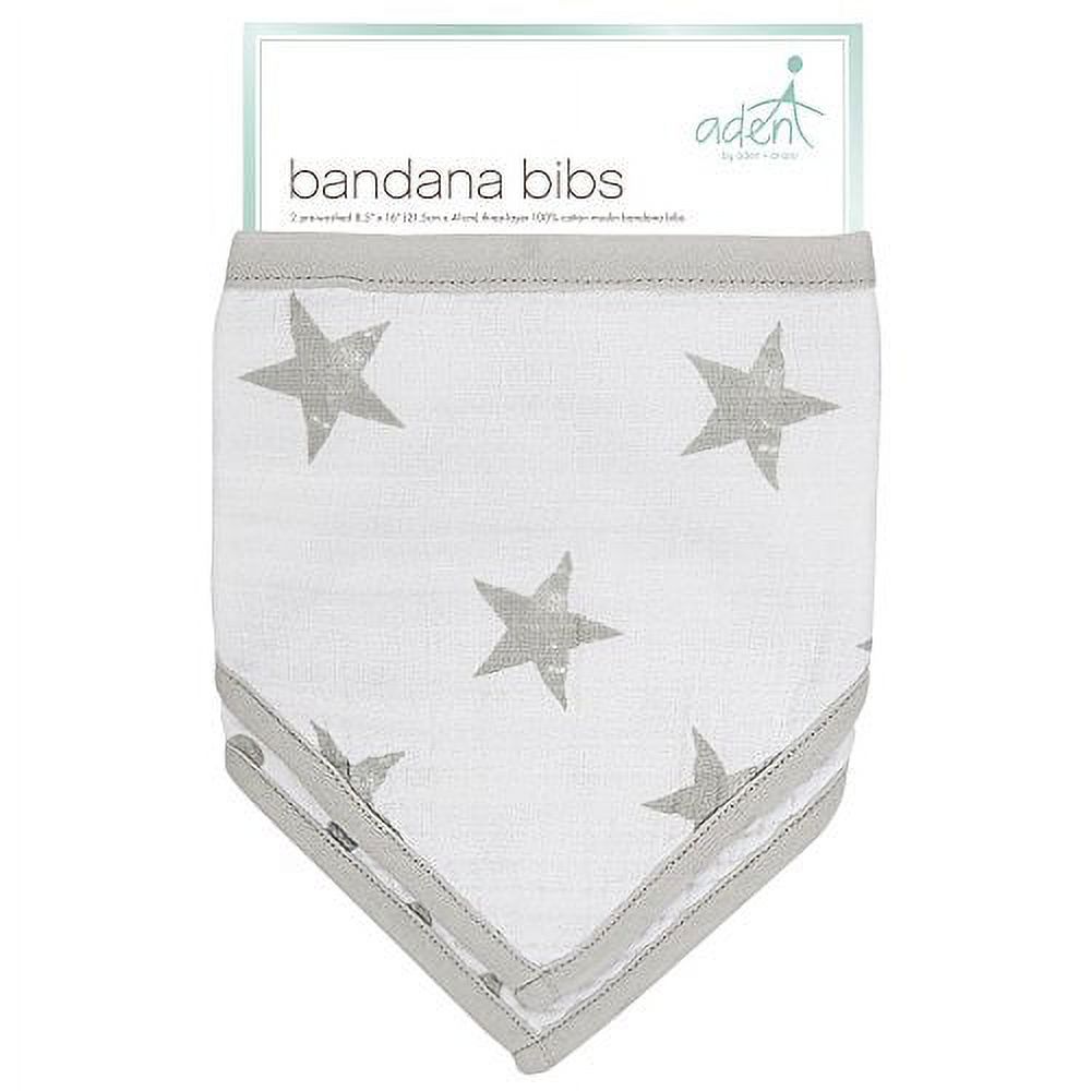 aden + anais Baby Essentials Bandana Bib, 2 Pack Aden + anais