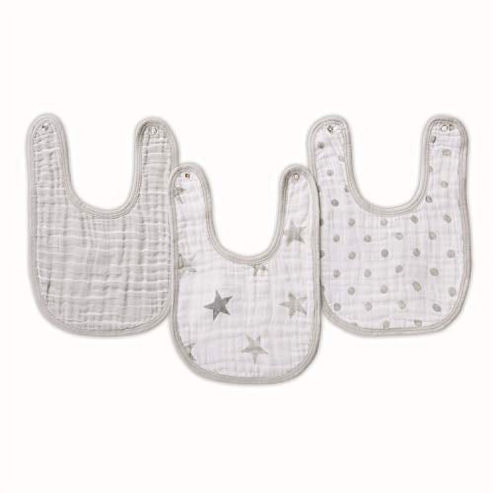 aden + anais Baby Essentials Snap Bib, 3 pack Aden + anais